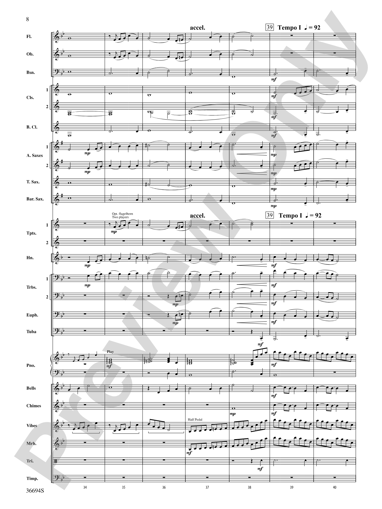 Falling Leaves: Score