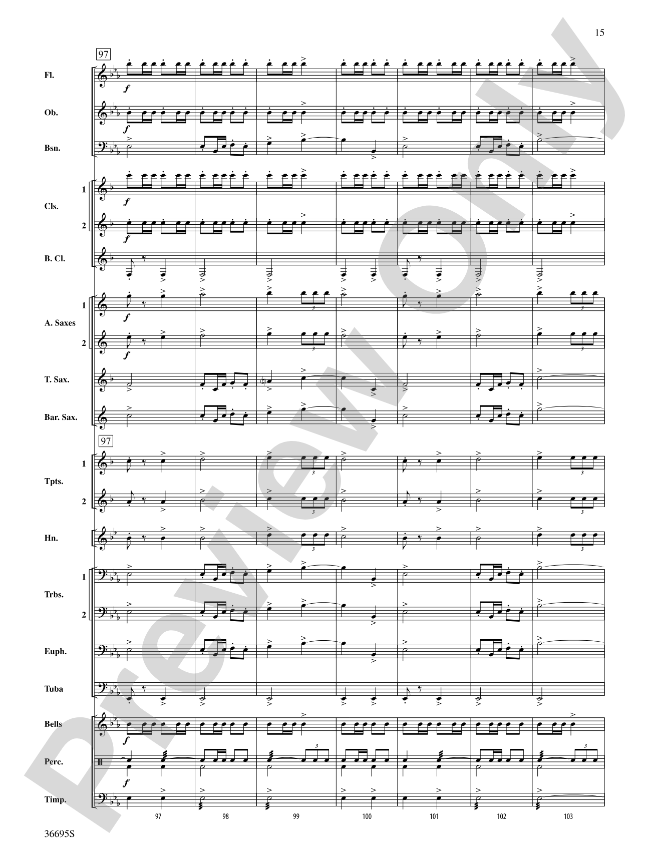 The Warriors: Concert Band Conductor Score & Parts