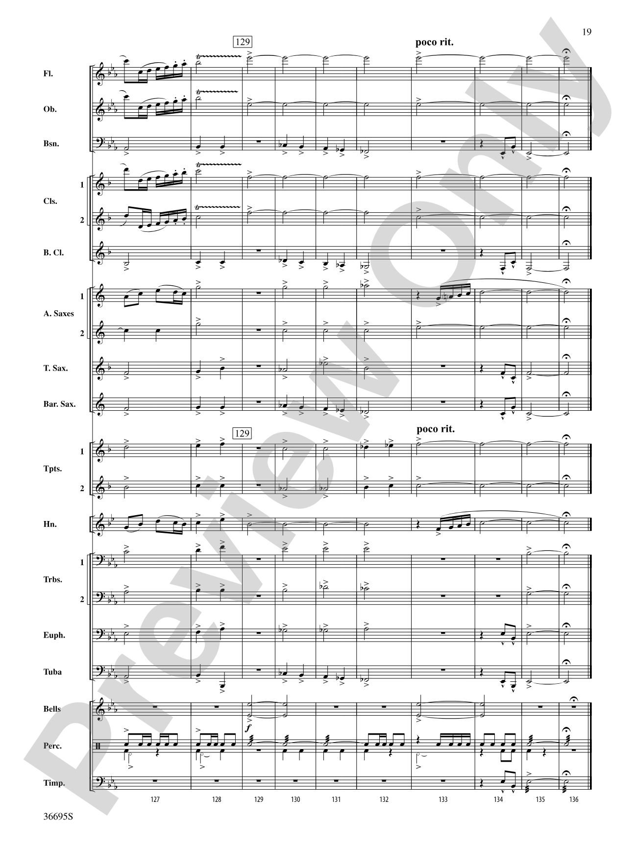 The Warriors: Concert Band Conductor Score & Parts