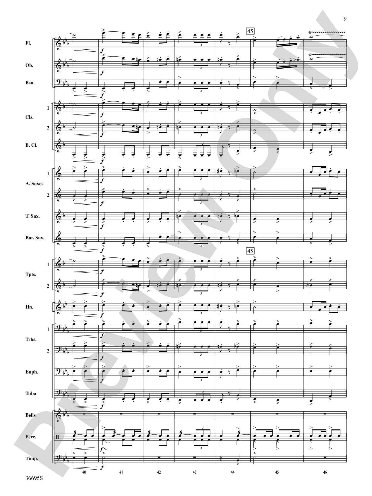 The Warriors: Concert Band Conductor Score & Parts