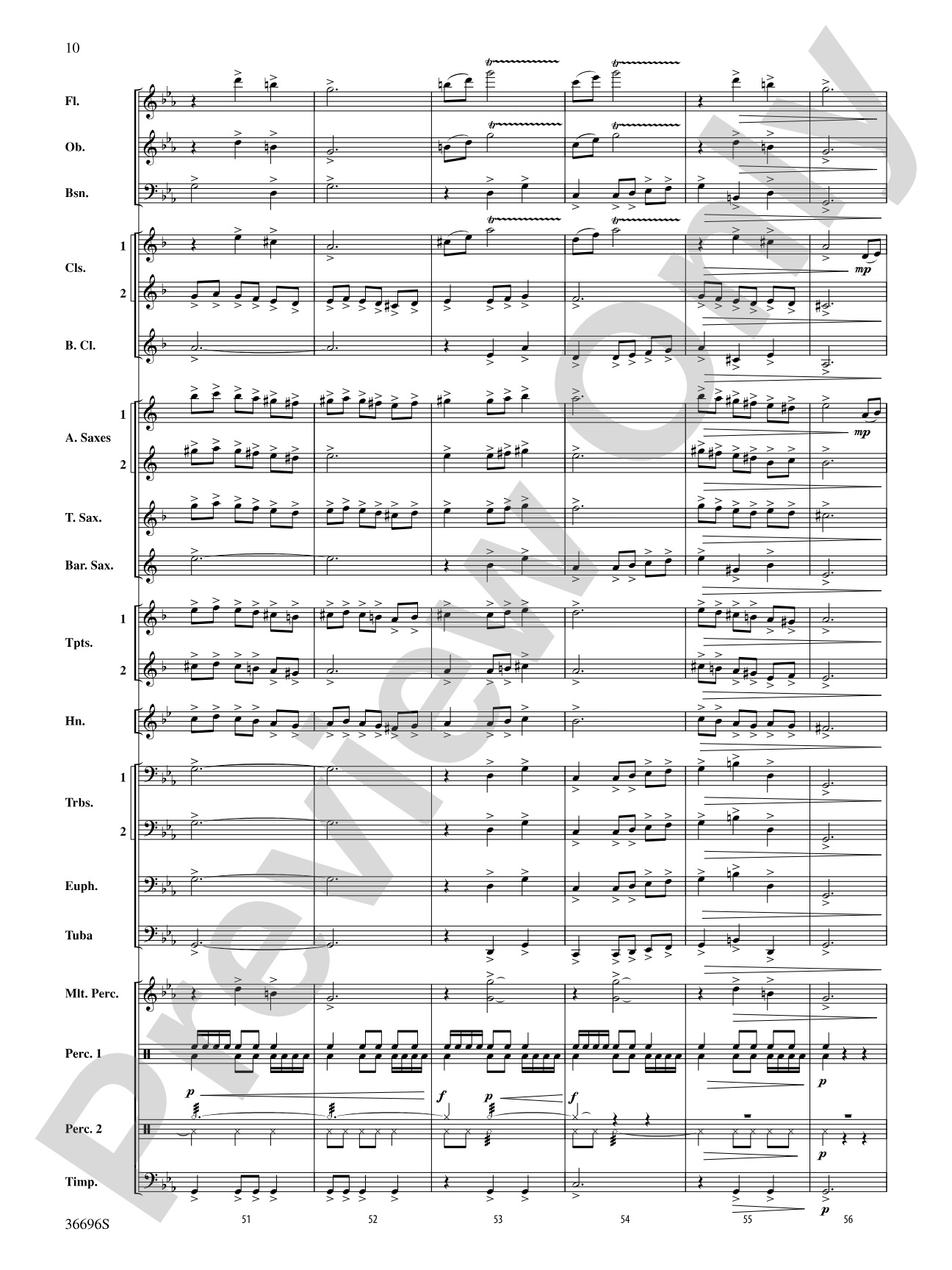 La Madre de los Gatos: Concert Band Conductor Score & Parts
