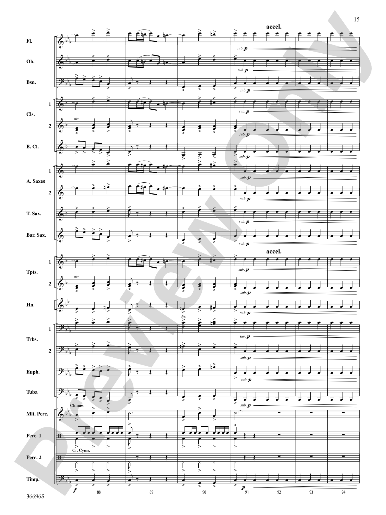 La Madre de los Gatos: Concert Band Conductor Score & Parts