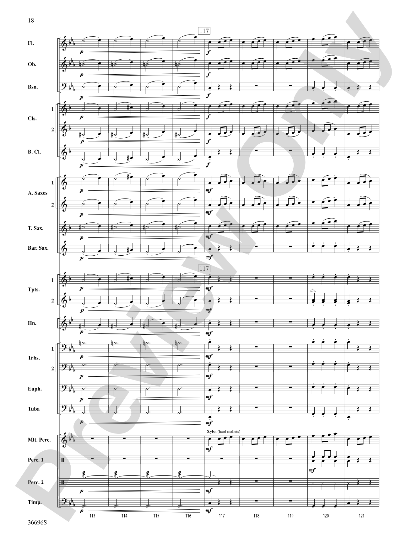 La Madre de los Gatos: Concert Band Conductor Score & Parts