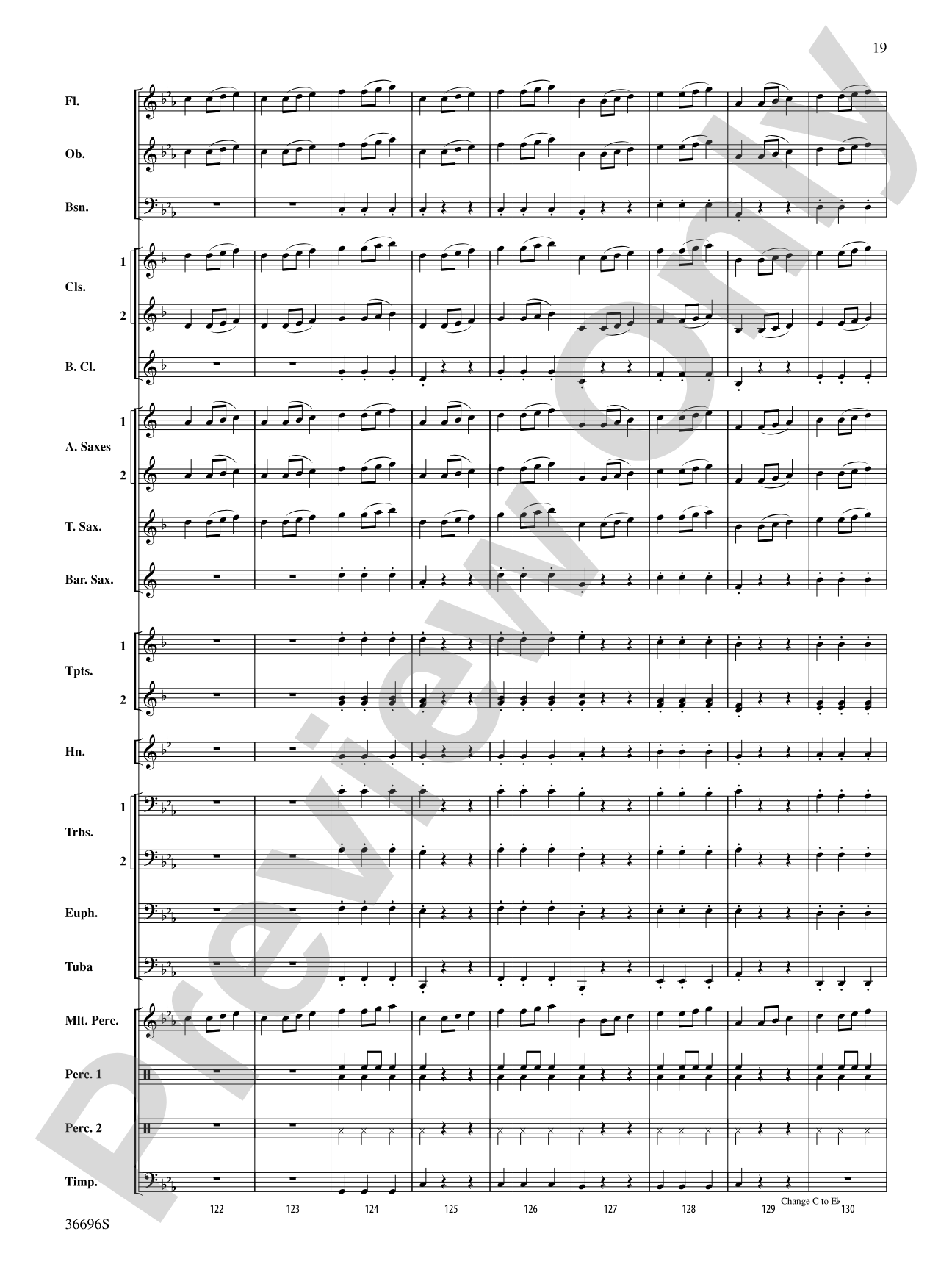 La Madre de los Gatos: Concert Band Conductor Score & Parts