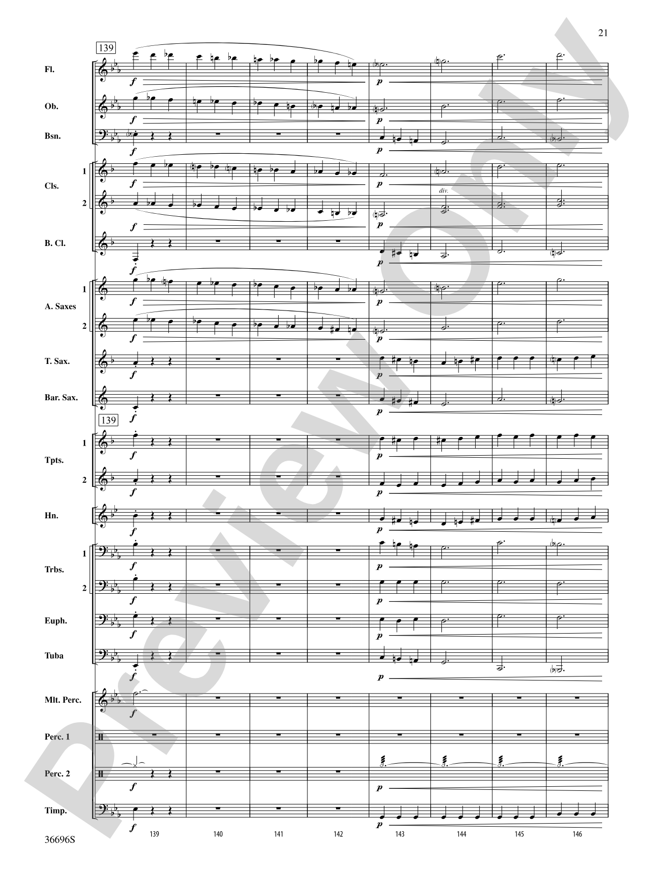 La Madre de los Gatos: Concert Band Conductor Score & Parts