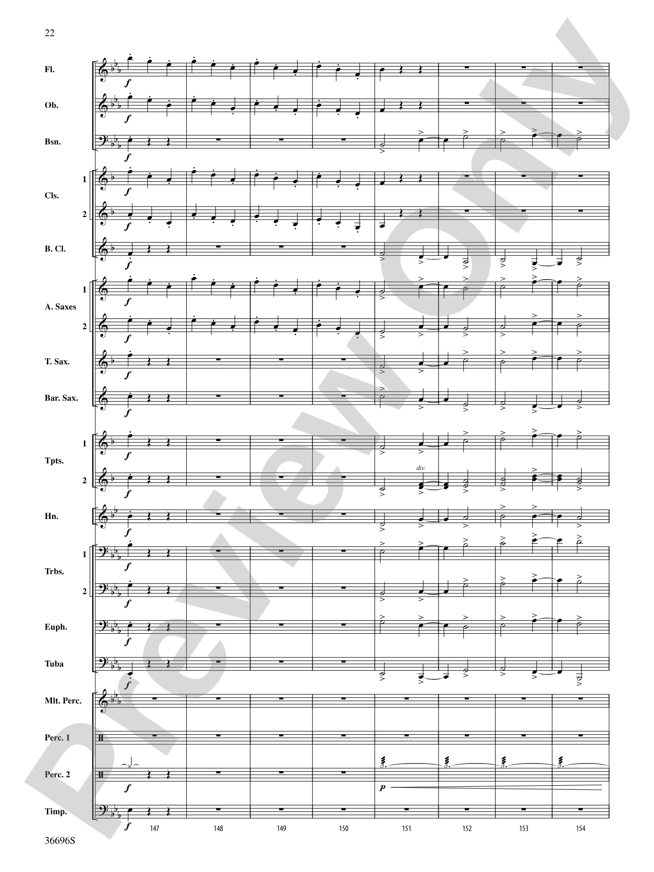 La Madre de los Gatos: Concert Band Conductor Score & Parts