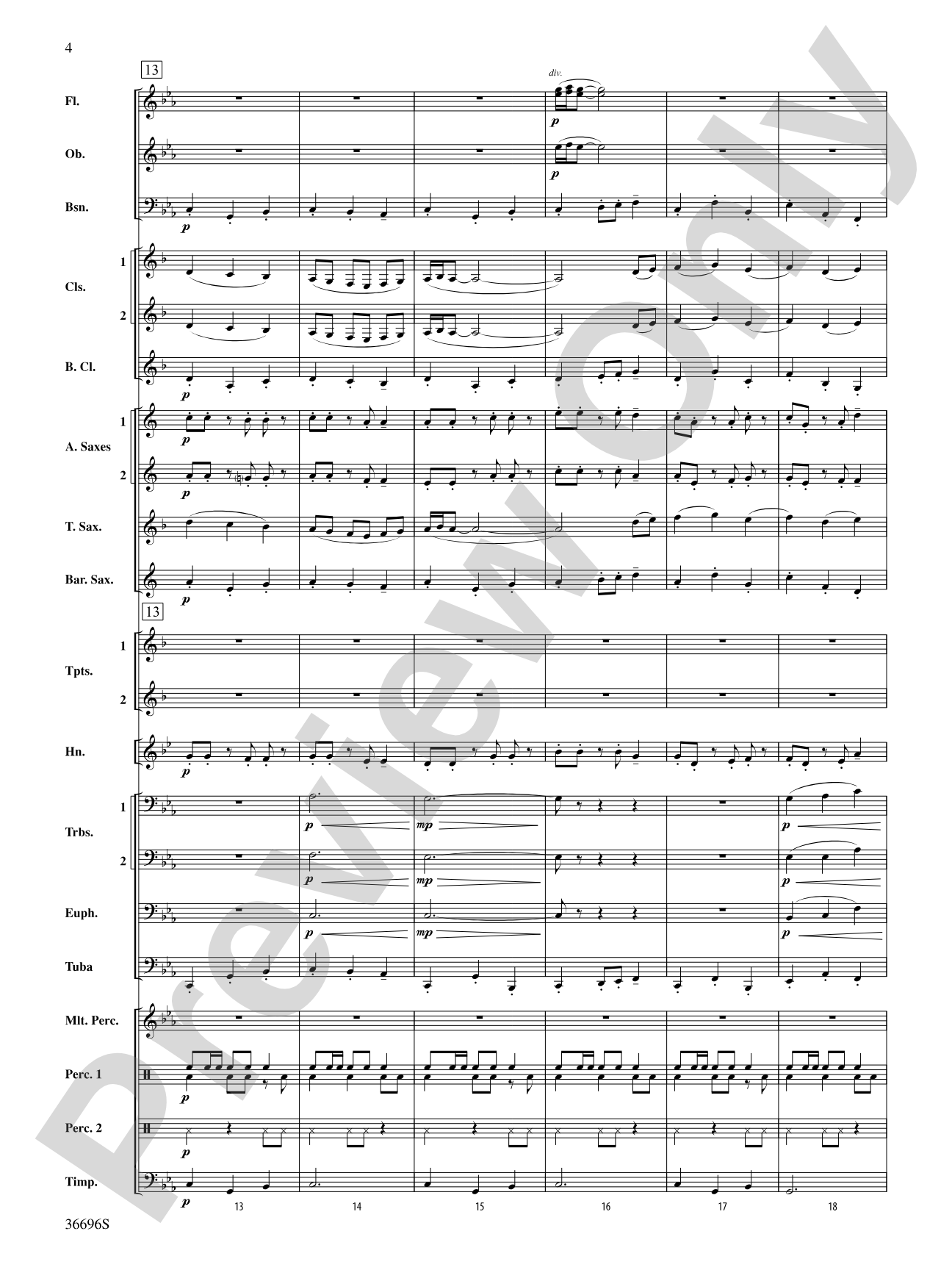 La Madre de los Gatos: Concert Band Conductor Score & Parts