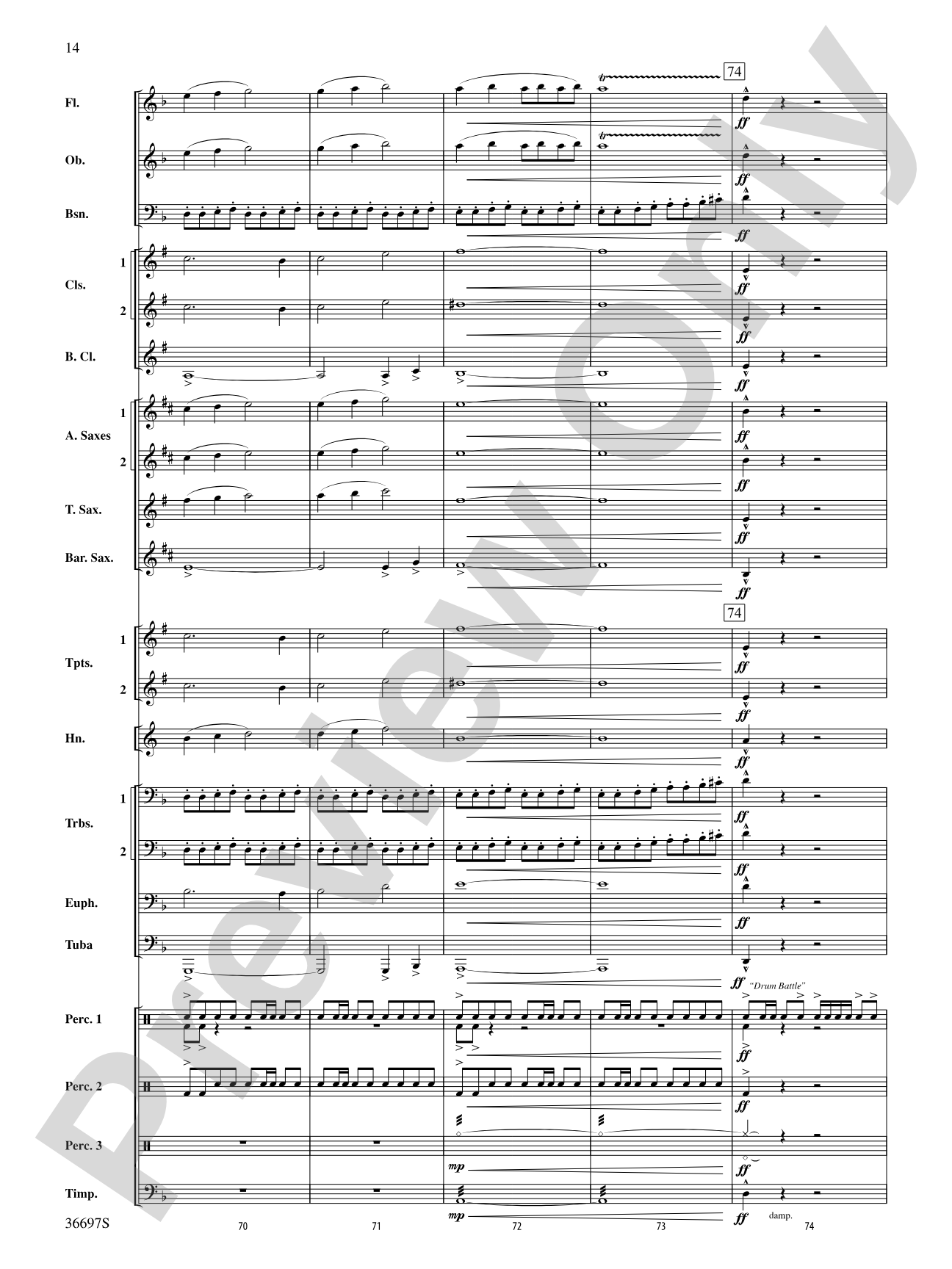 For Honor, For Country: Concert Band Conductor Score & Parts