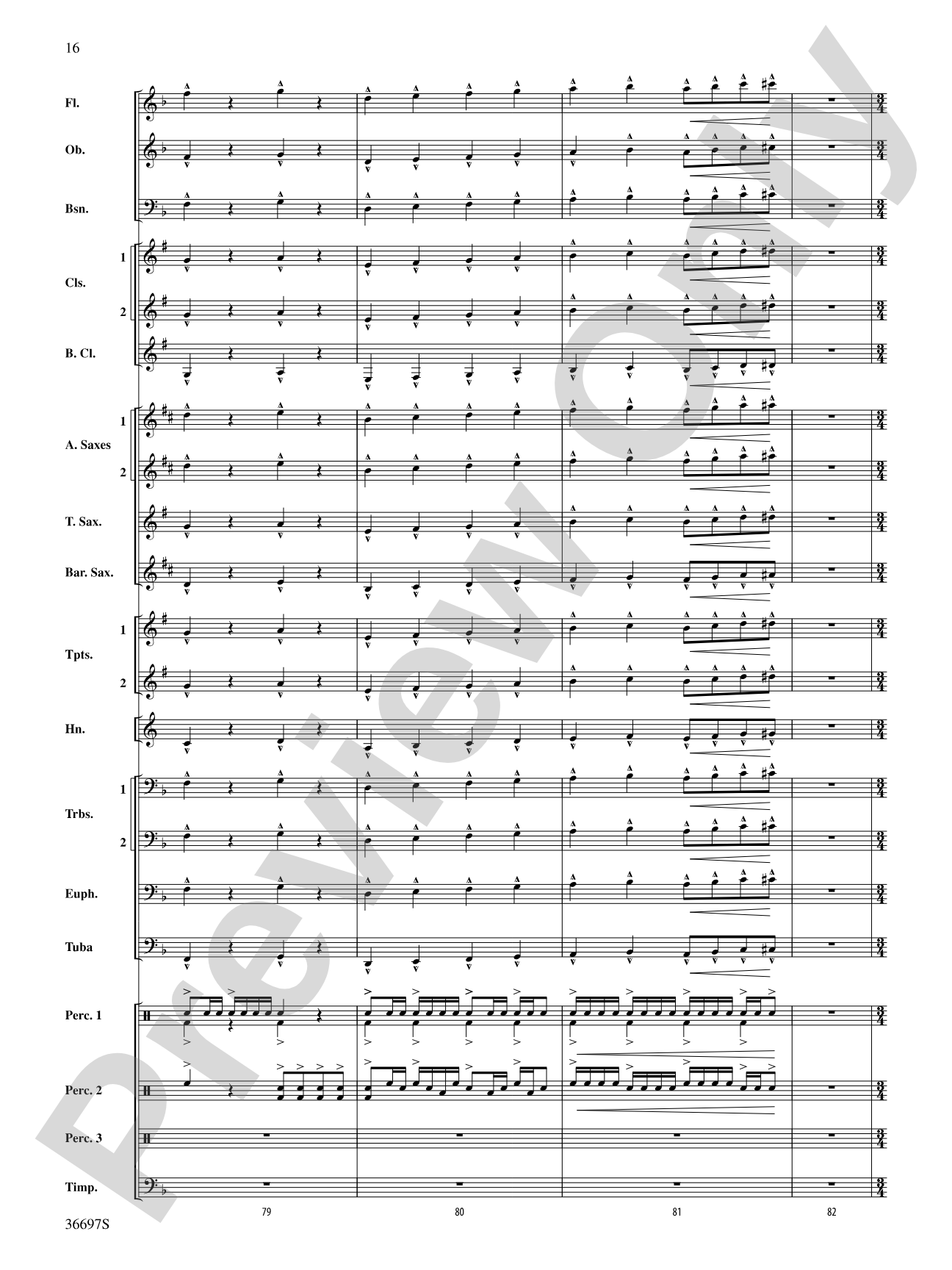 For Honor, For Country: Concert Band Conductor Score & Parts