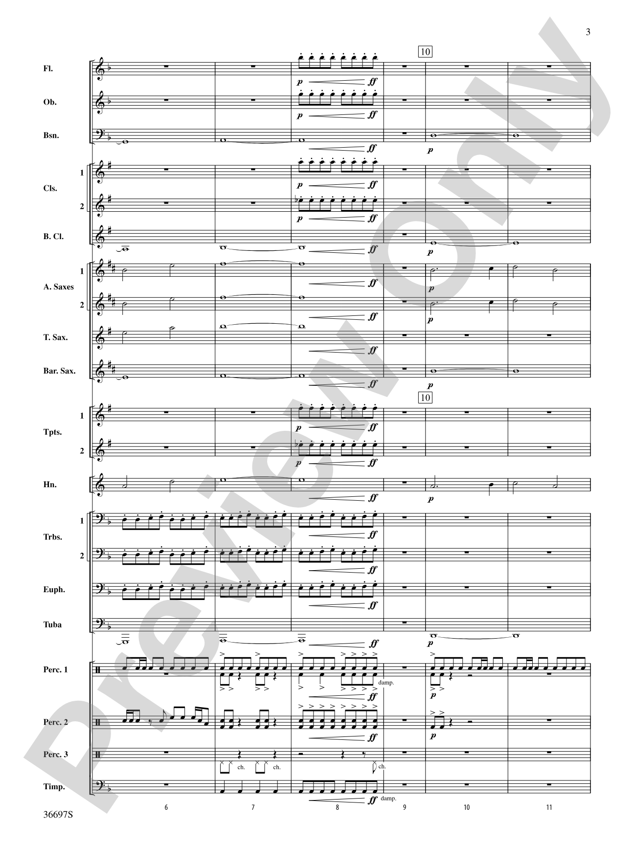 For Honor, For Country: Concert Band Conductor Score & Parts