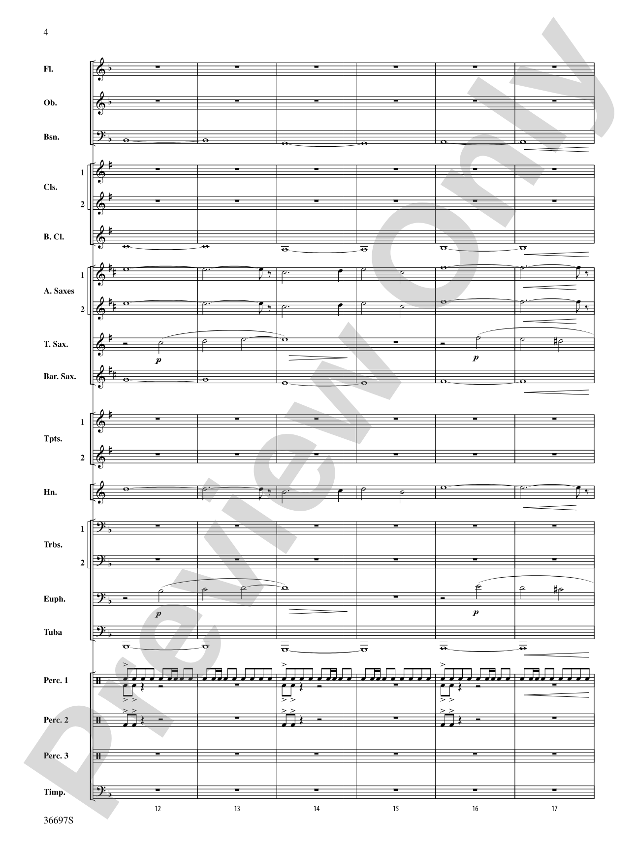 For Honor, For Country: Concert Band Conductor Score & Parts