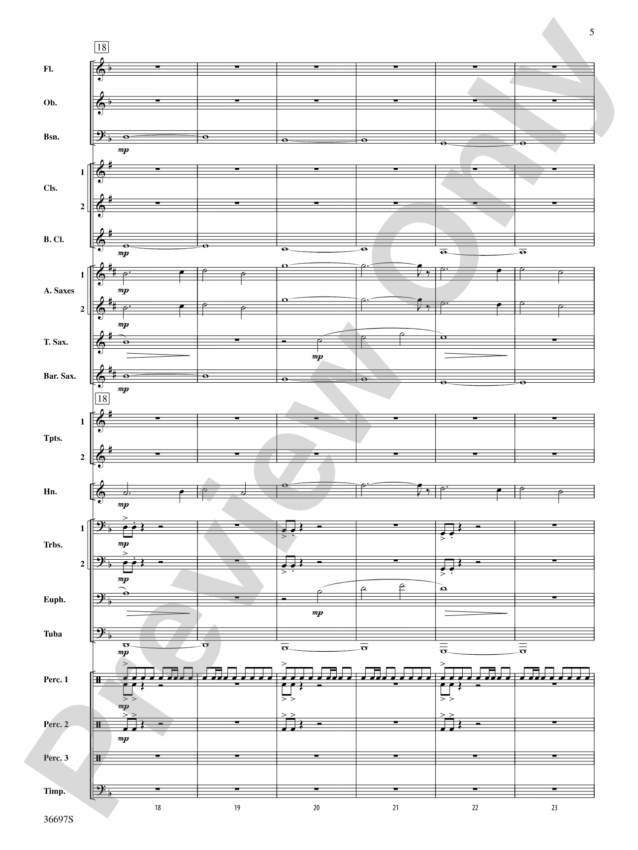 For Honor, For Country: Concert Band Conductor Score & Parts