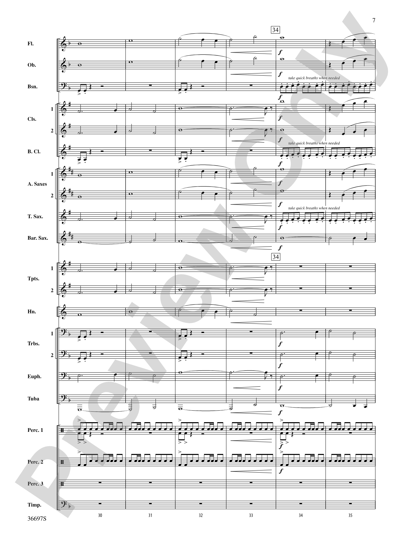 For Honor, For Country: Concert Band Conductor Score & Parts