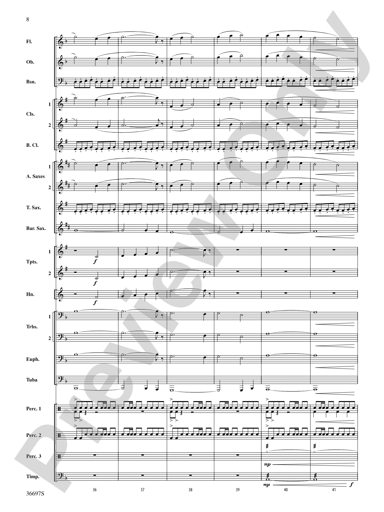 For Honor, For Country: Concert Band Conductor Score & Parts