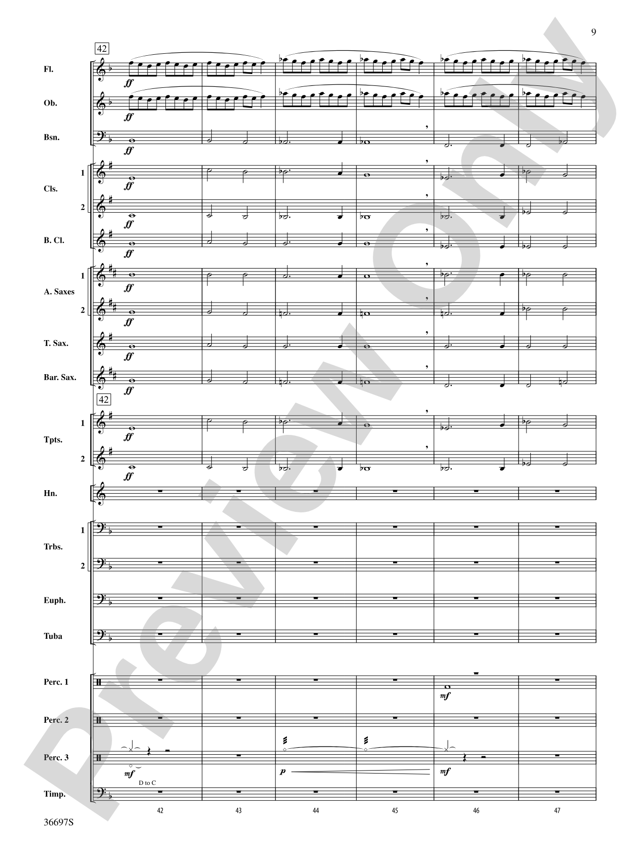 For Honor, For Country: Concert Band Conductor Score & Parts