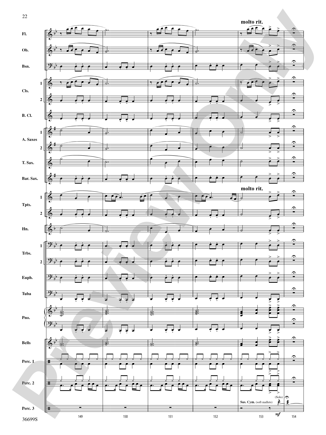 Song of the Wind: Concert Band Conductor Score & Parts
