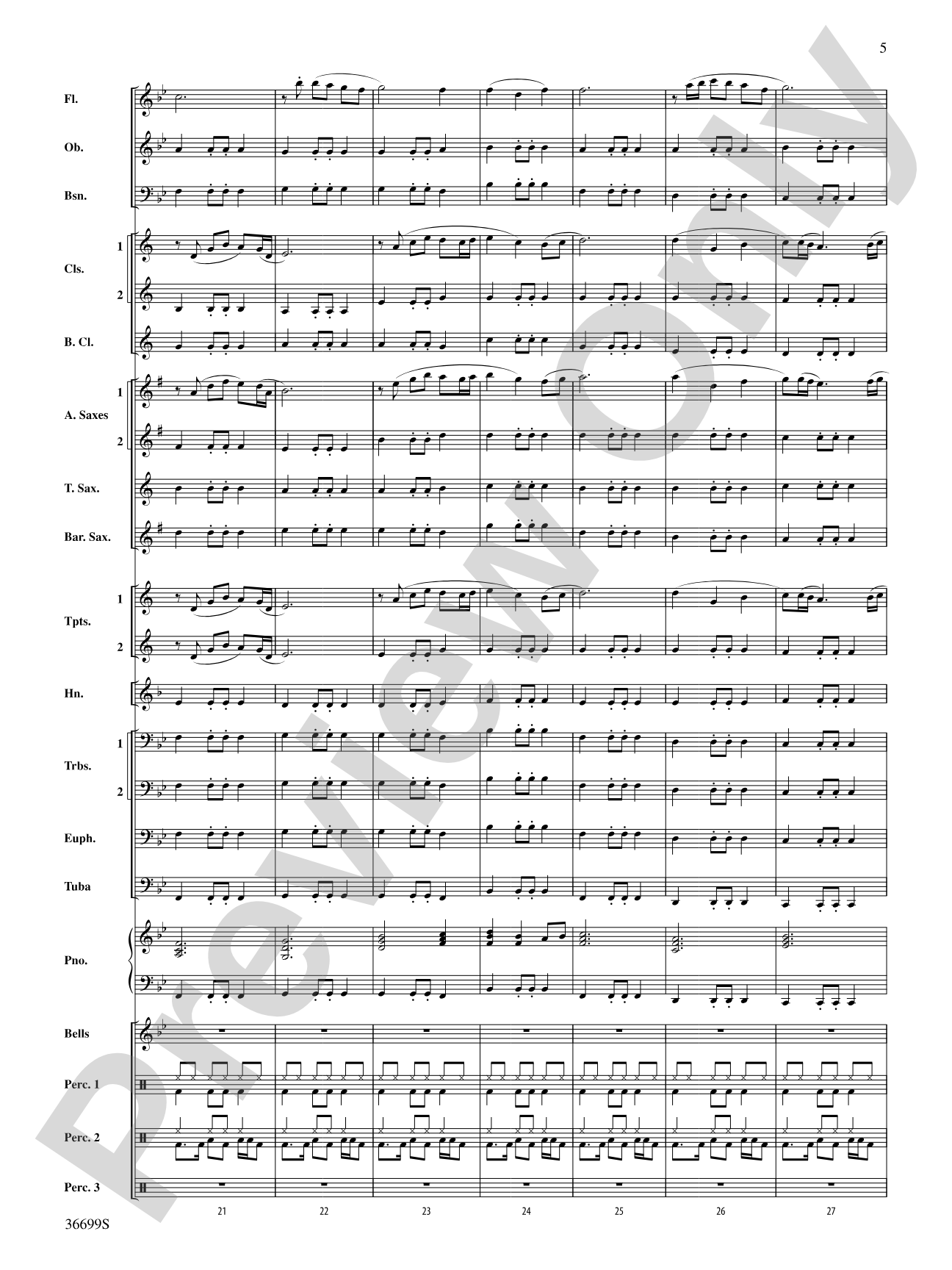 Song of the Wind: Concert Band Conductor Score & Parts