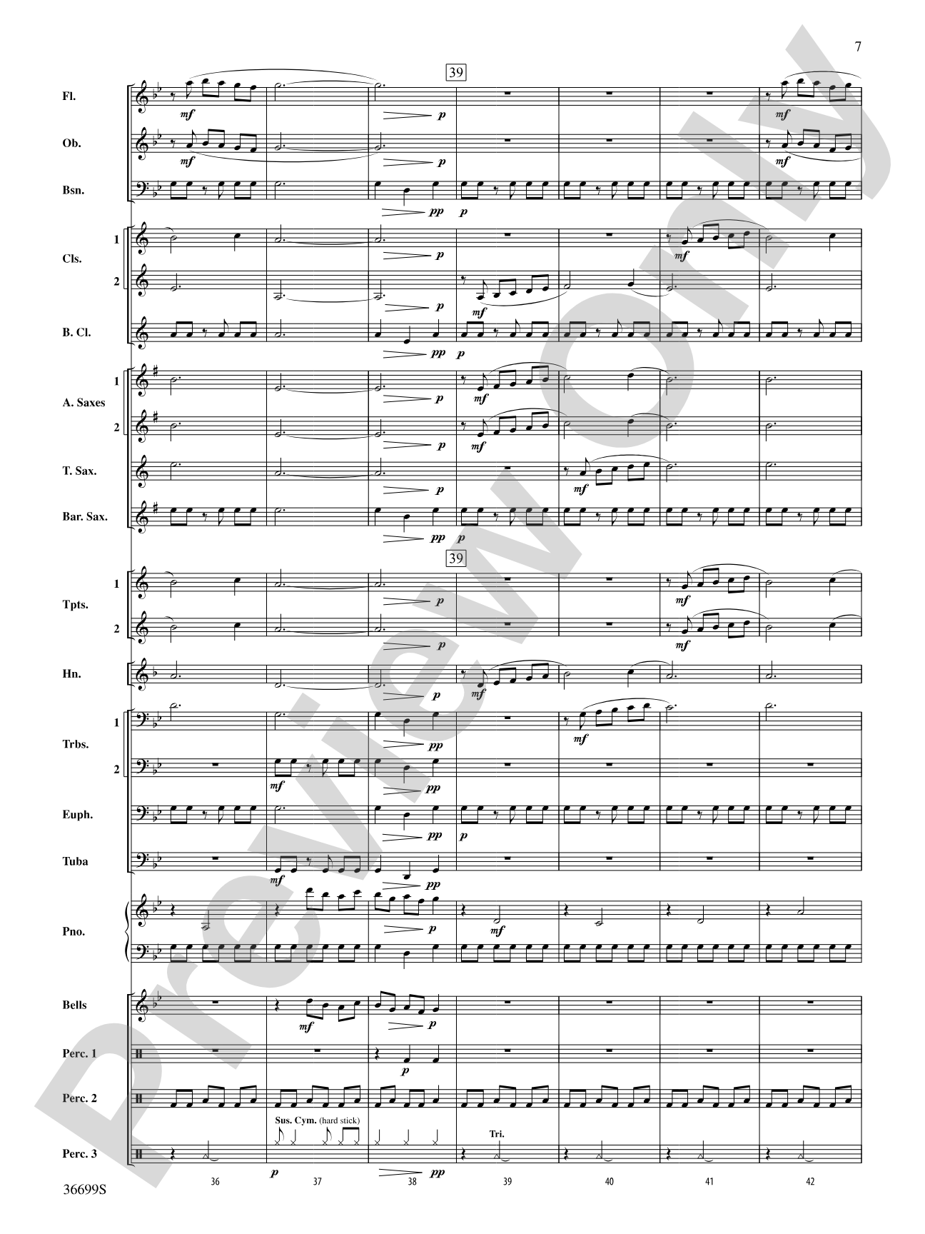 Song of the Wind: Concert Band Conductor Score & Parts