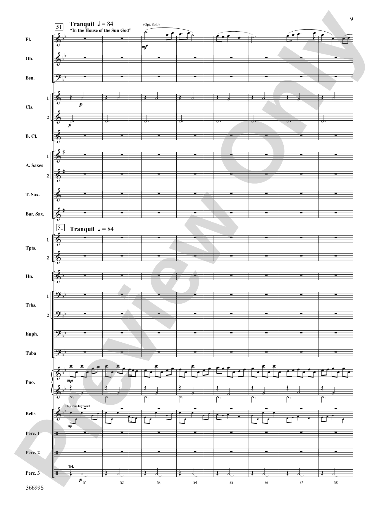 Song of the Wind: Concert Band Conductor Score & Parts
