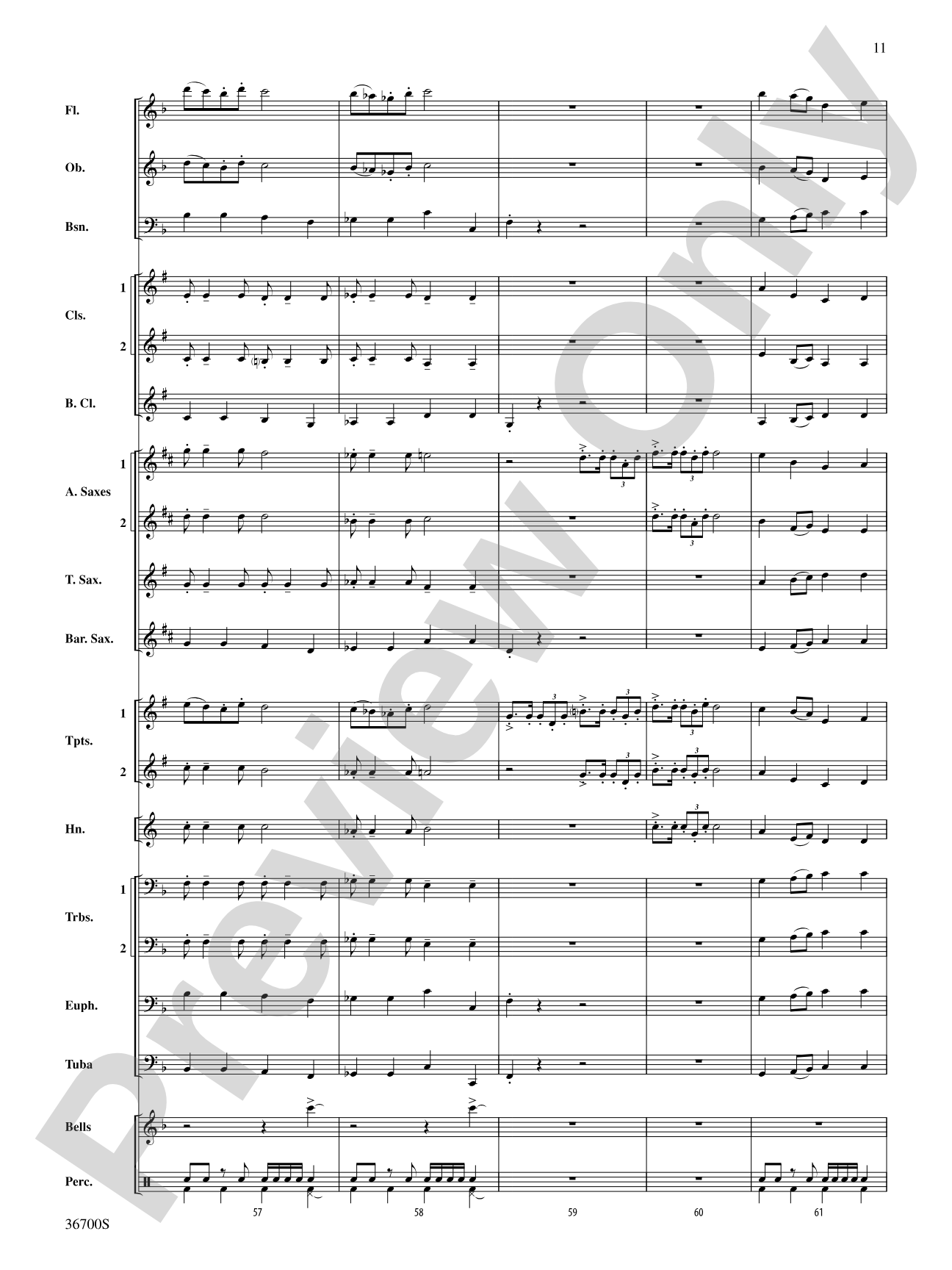Escadrille: Concert Band Conductor Score & Parts
