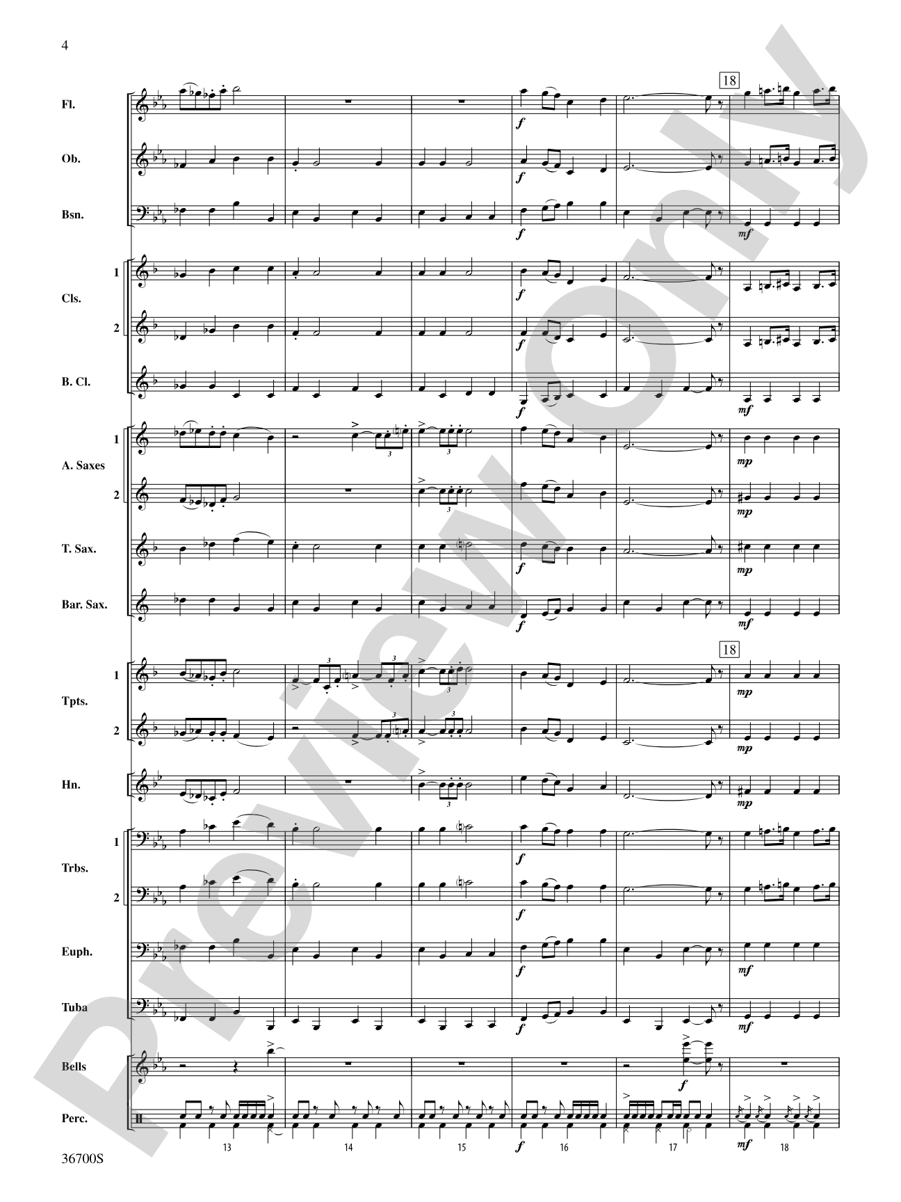 Escadrille: Concert Band Conductor Score & Parts