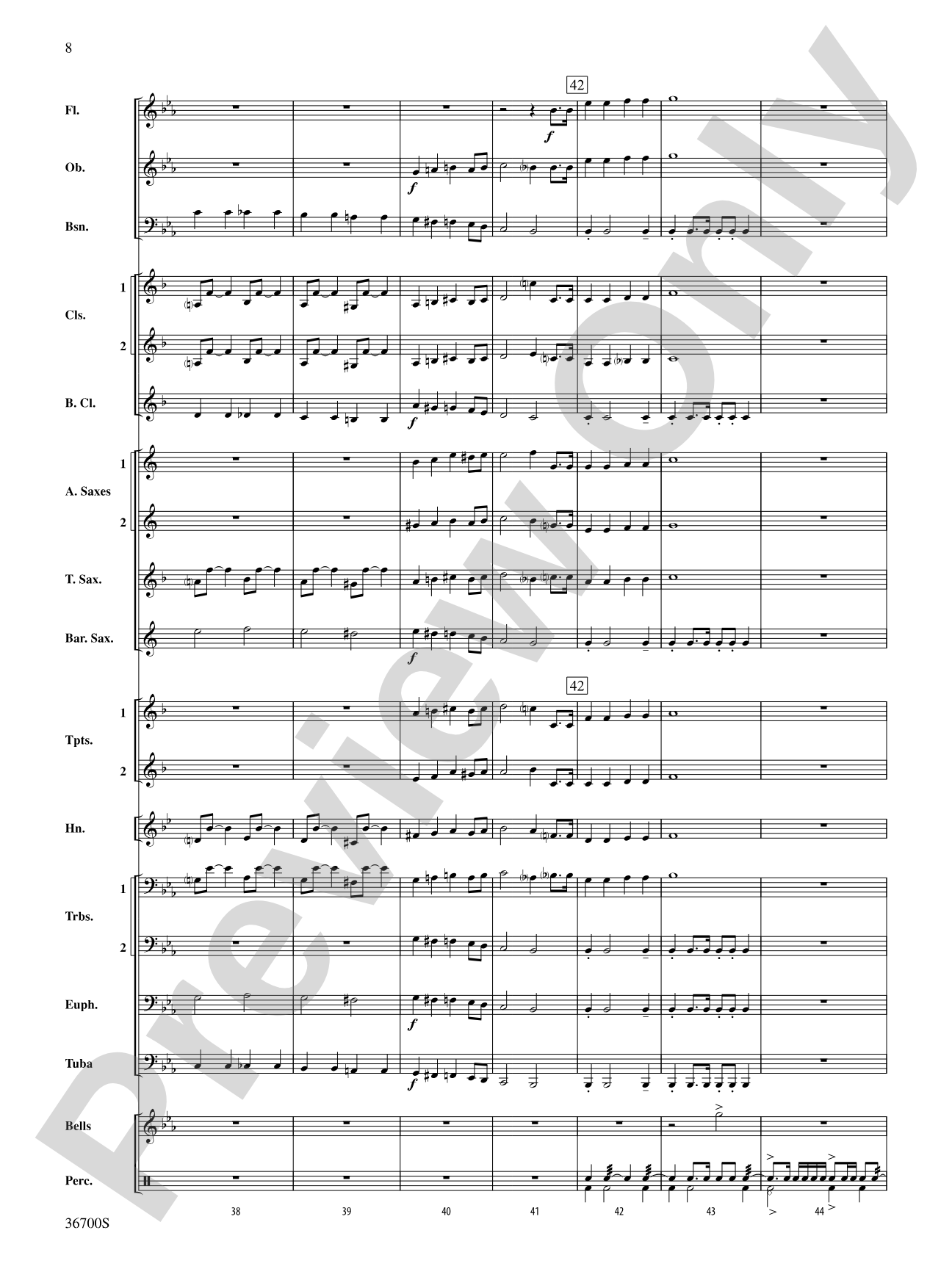 Escadrille: Concert Band Conductor Score & Parts