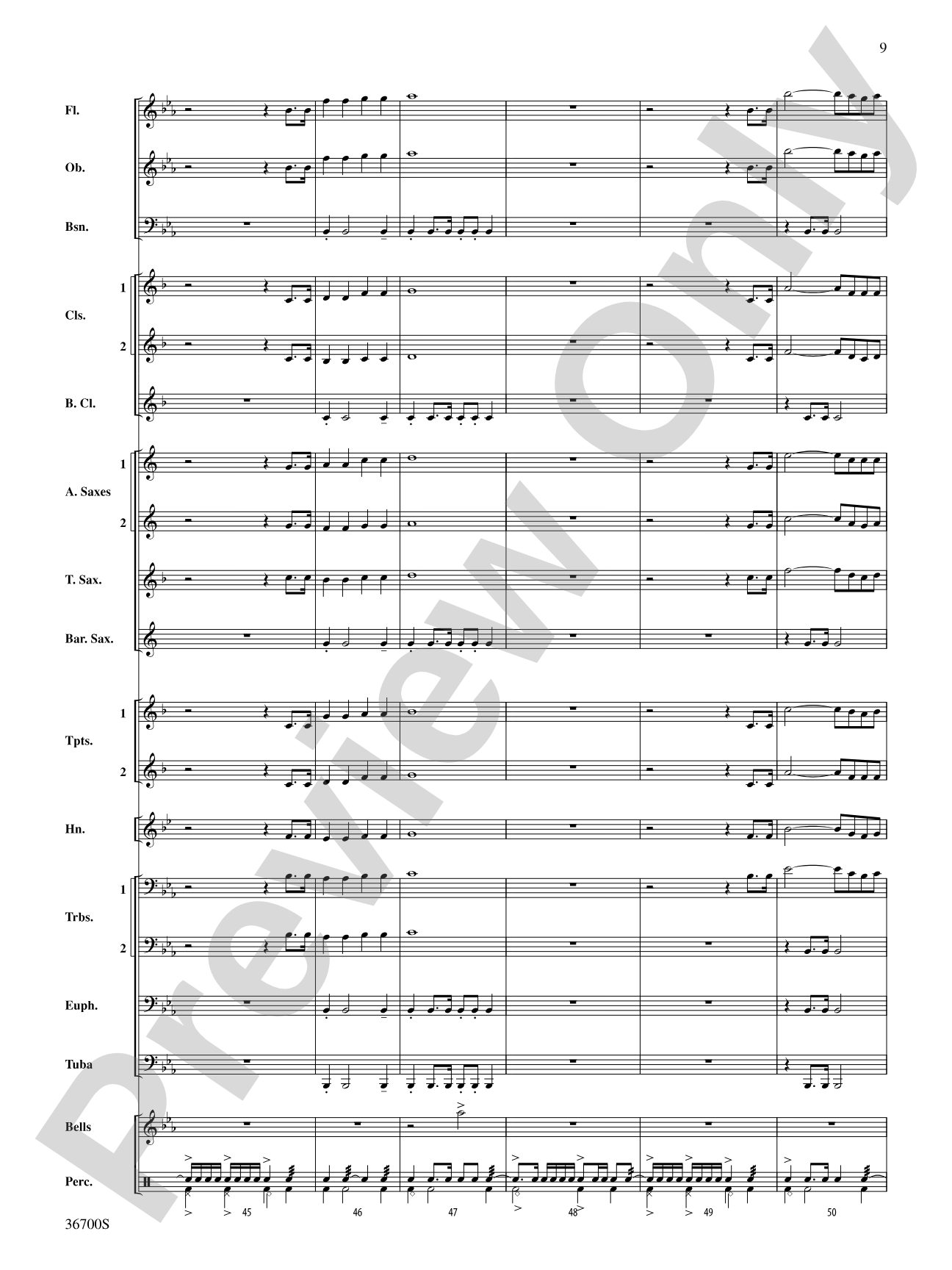 Escadrille: Concert Band Conductor Score & Parts