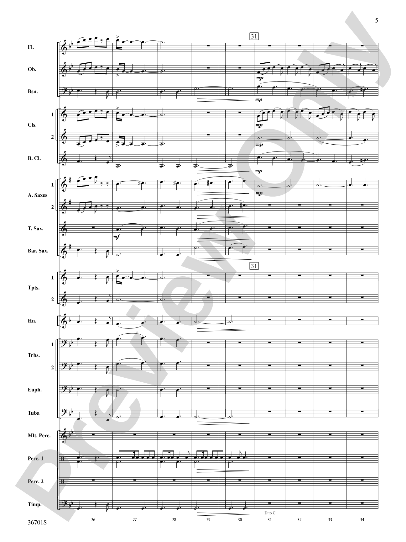 Lion of Ireland: Concert Band Conductor Score & Parts