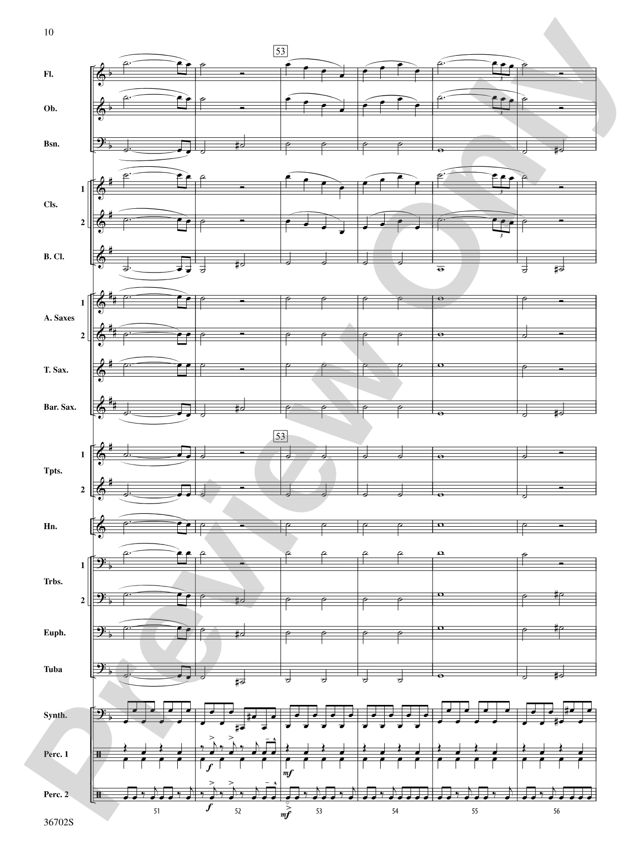 Uprising: Concert Band Conductor Score & Parts