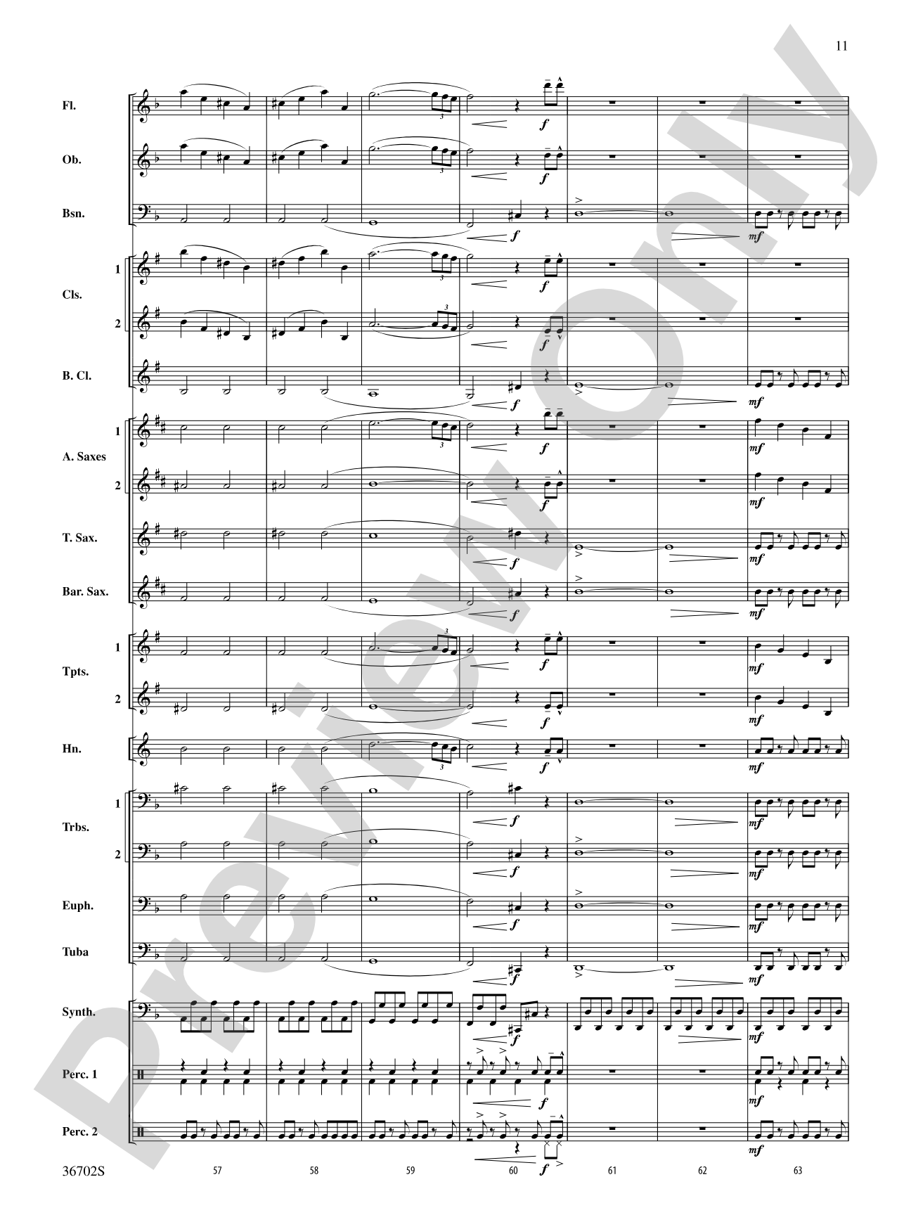 Uprising: Concert Band Conductor Score & Parts