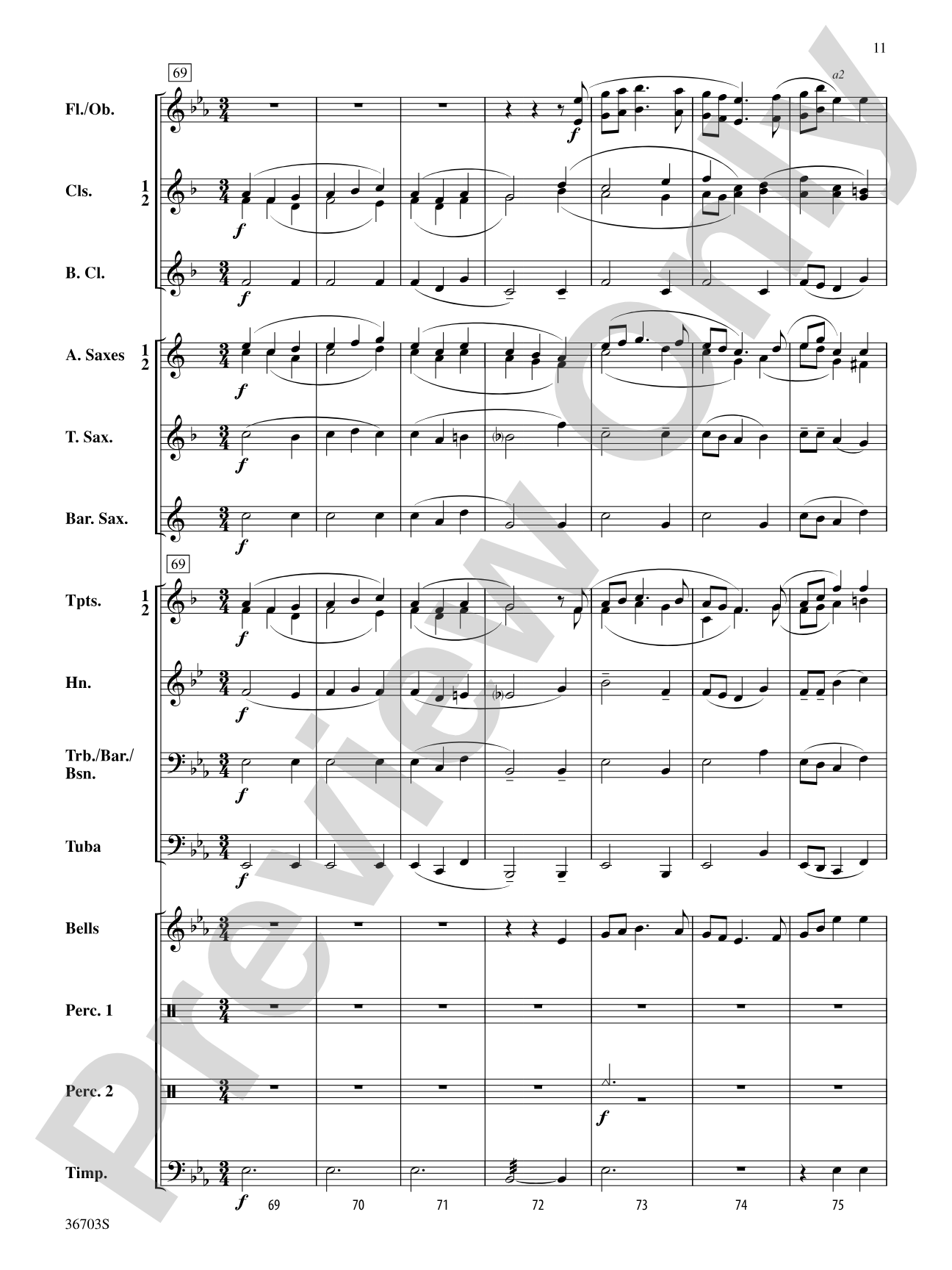 American Song Settings, No. 3 "Barbara Allen": Concert Band Conductor Score & Parts