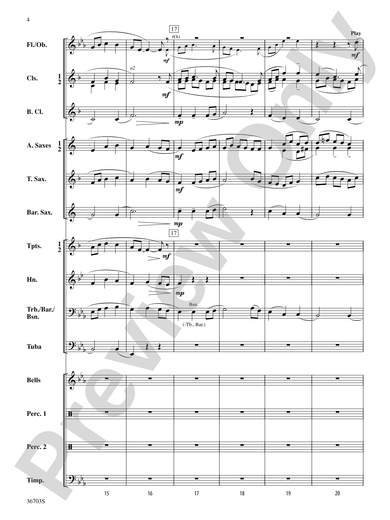 American Song Settings, No. 3 "Barbara Allen": Concert Band Conductor Score & Parts