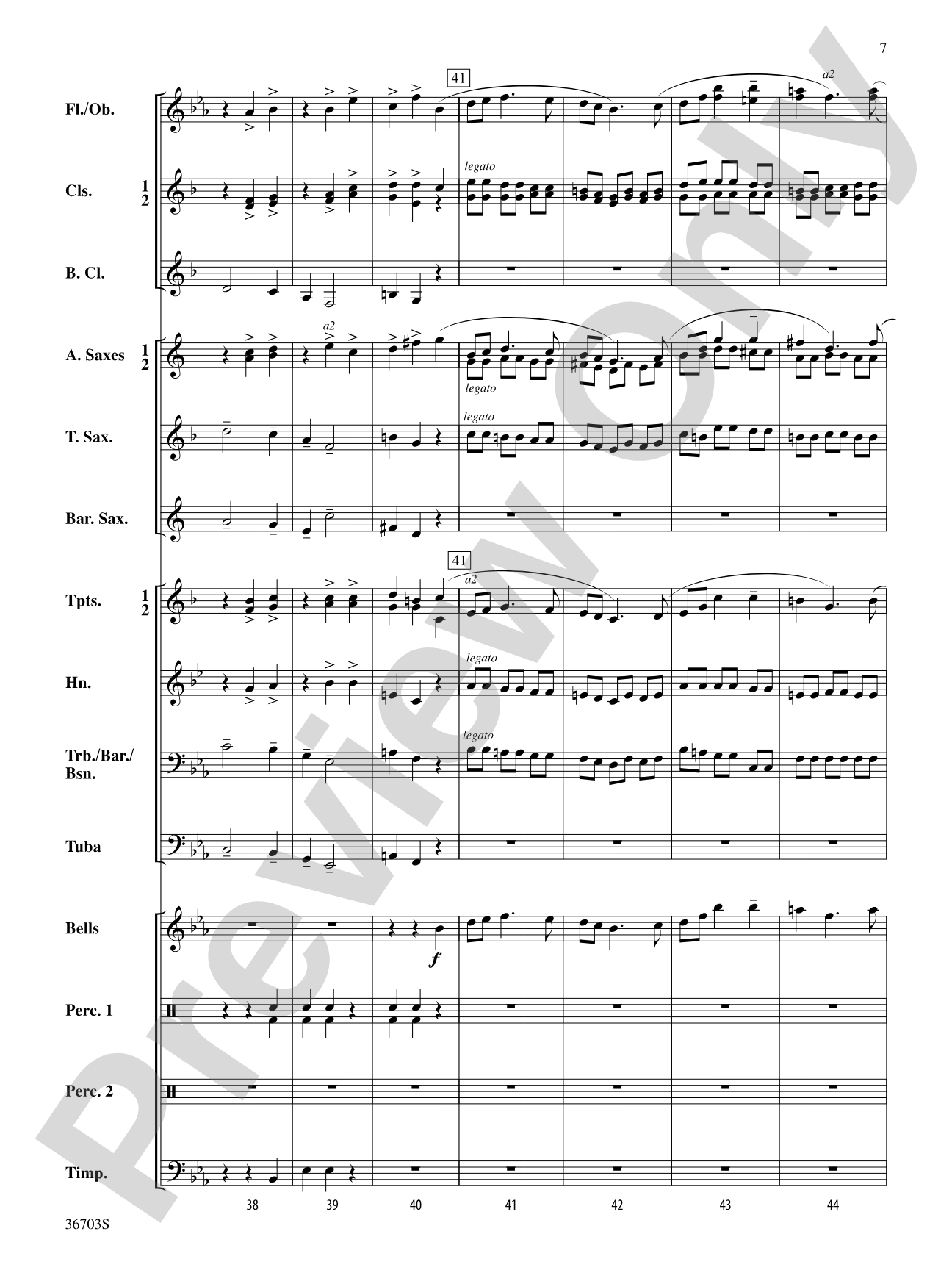 American Song Settings, No. 3 "Barbara Allen": Concert Band Conductor Score & Parts