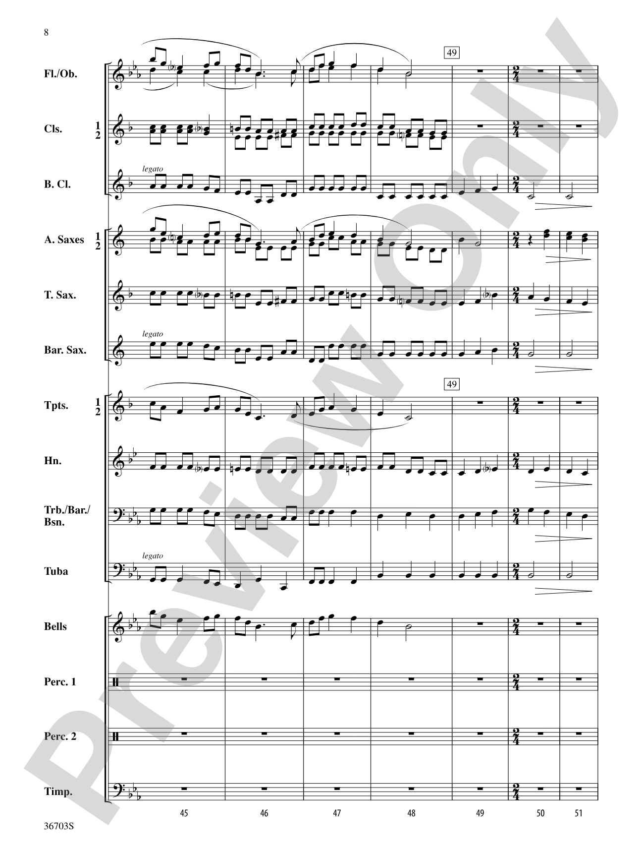 American Song Settings, No. 3 "Barbara Allen": Concert Band Conductor Score & Parts