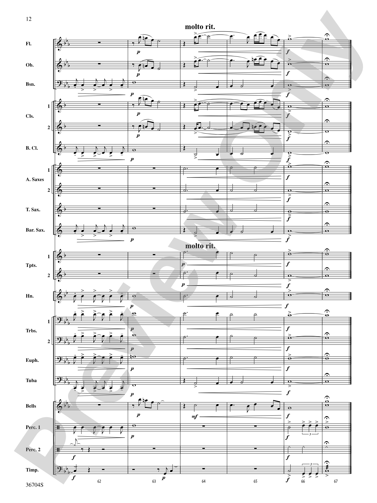 Land of the Silver Birch: Concert Band Conductor Score & Parts