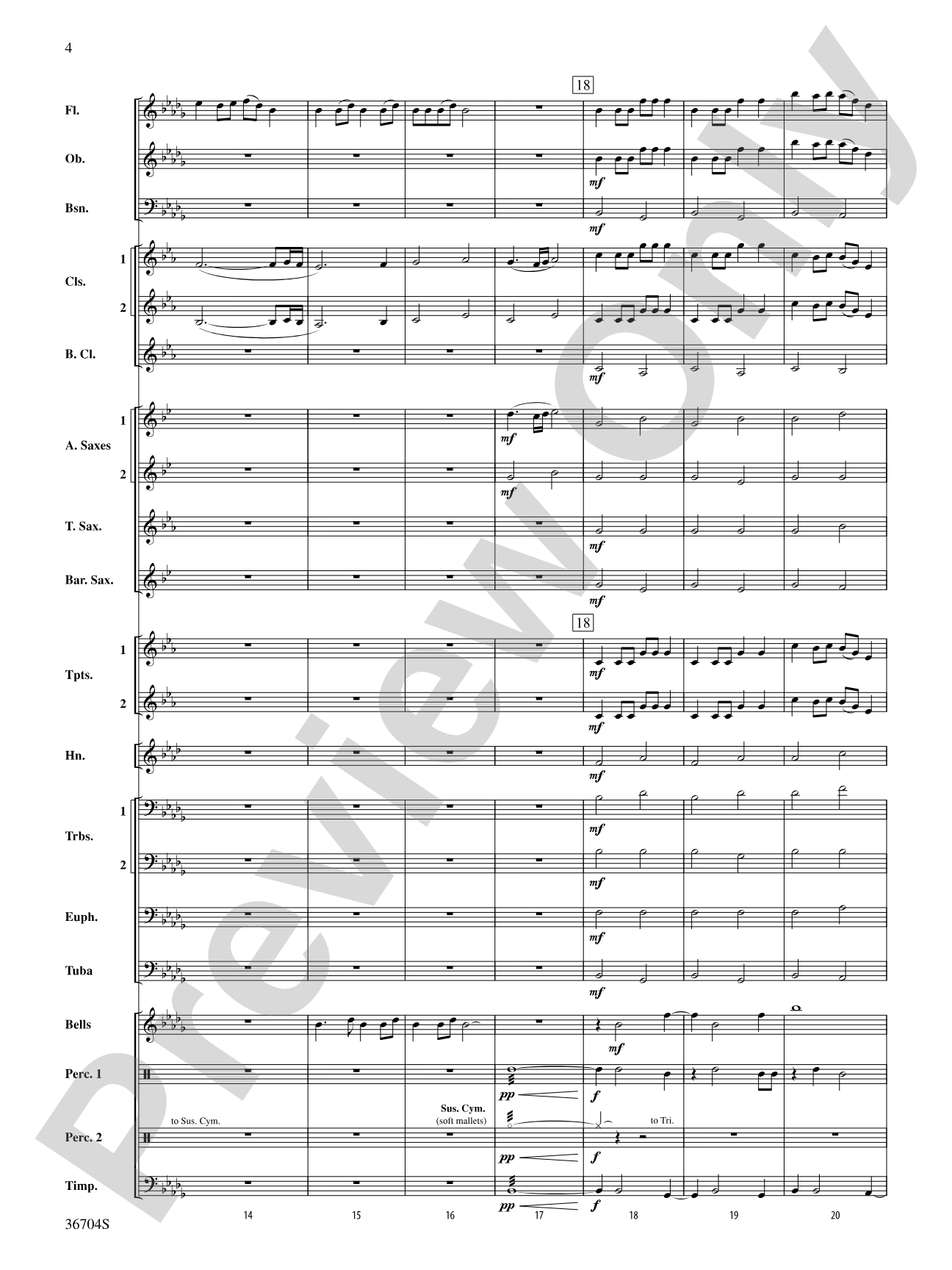 Land of the Silver Birch: Concert Band Conductor Score & Parts