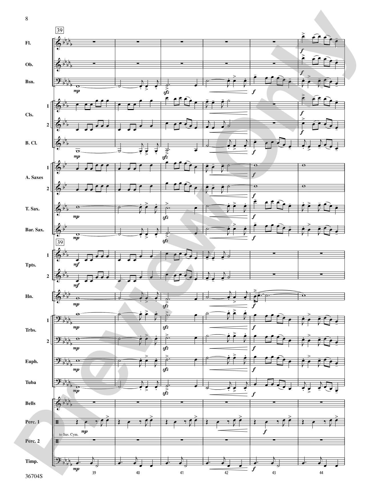 Land of the Silver Birch: Concert Band Conductor Score & Parts