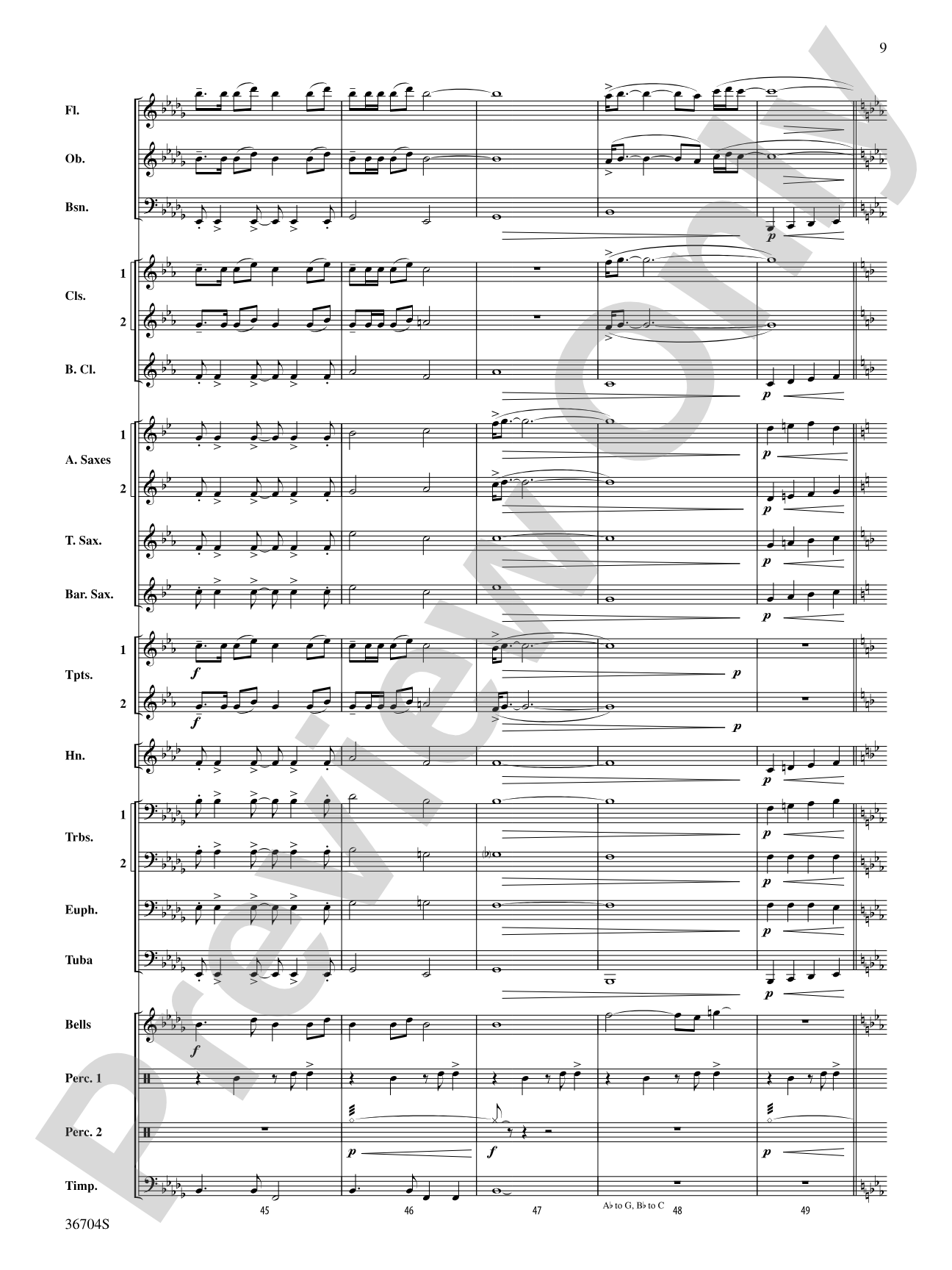 Land of the Silver Birch: Concert Band Conductor Score & Parts