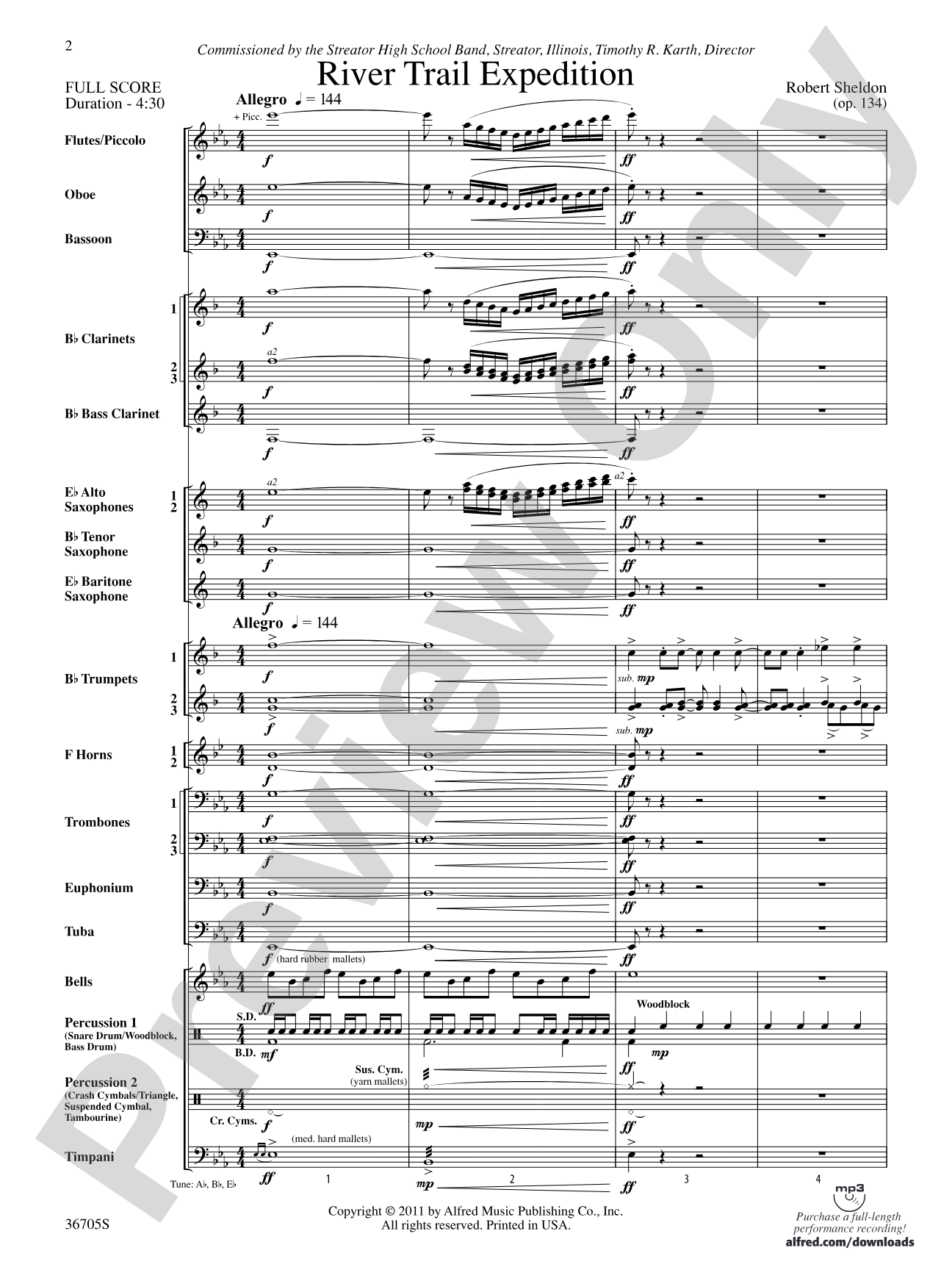 River Trail Expedition: Concert Band Conductor Score & Parts
