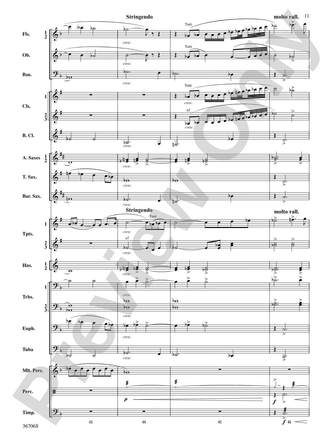 Sag Harbor Sunset: Concert Band Conductor Score & Parts