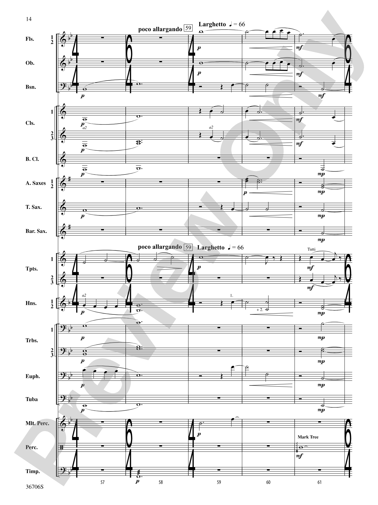 Sag Harbor Sunset: Concert Band Conductor Score & Parts