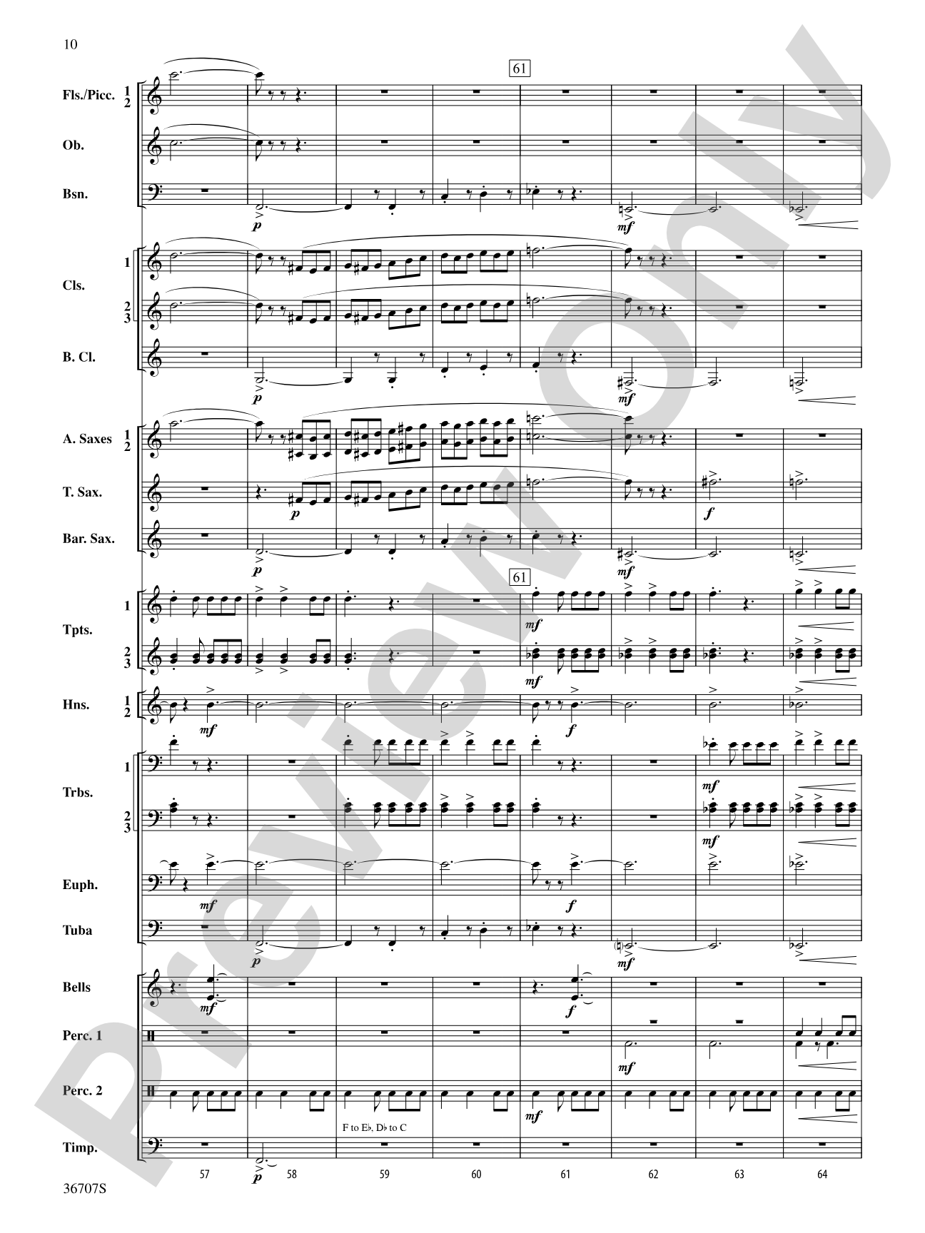 Rhapsodic Celebration: Concert Band Conductor Score & Parts