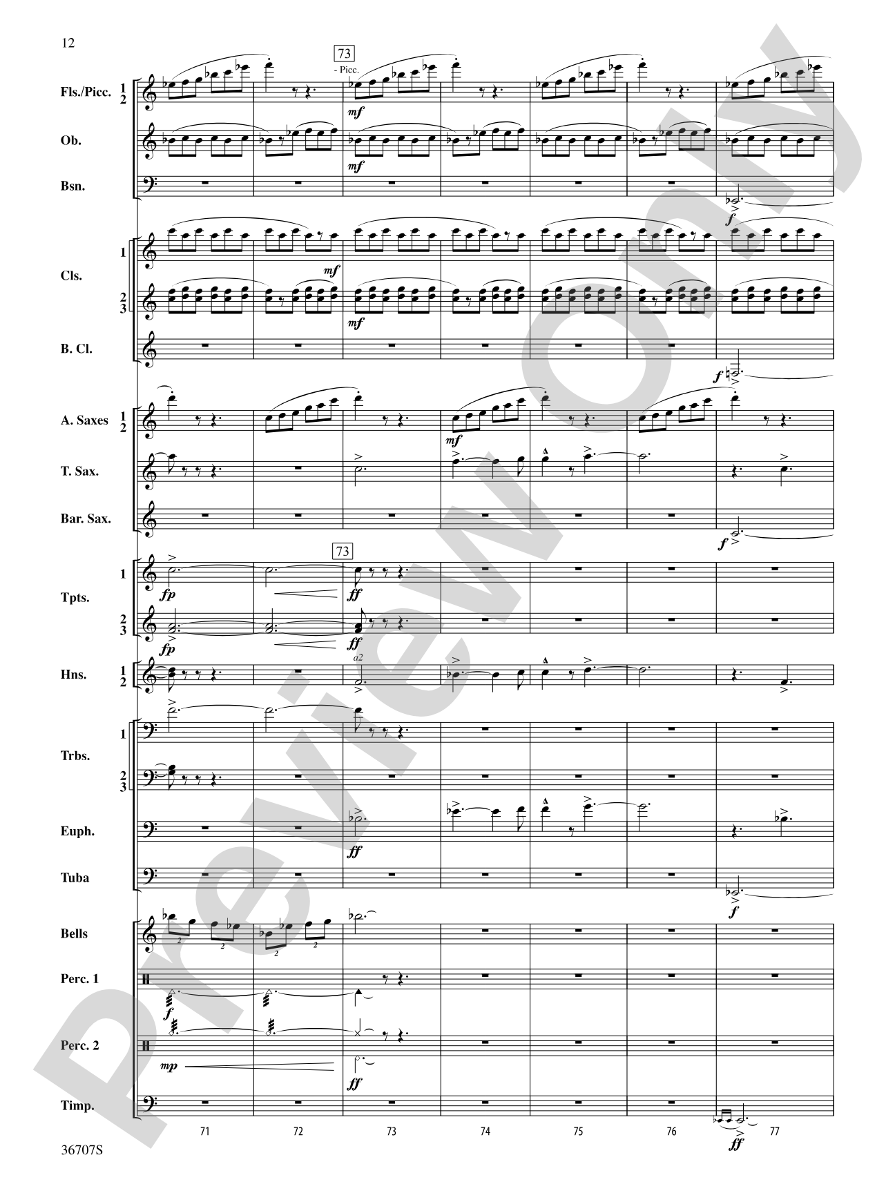 Rhapsodic Celebration: Concert Band Conductor Score & Parts