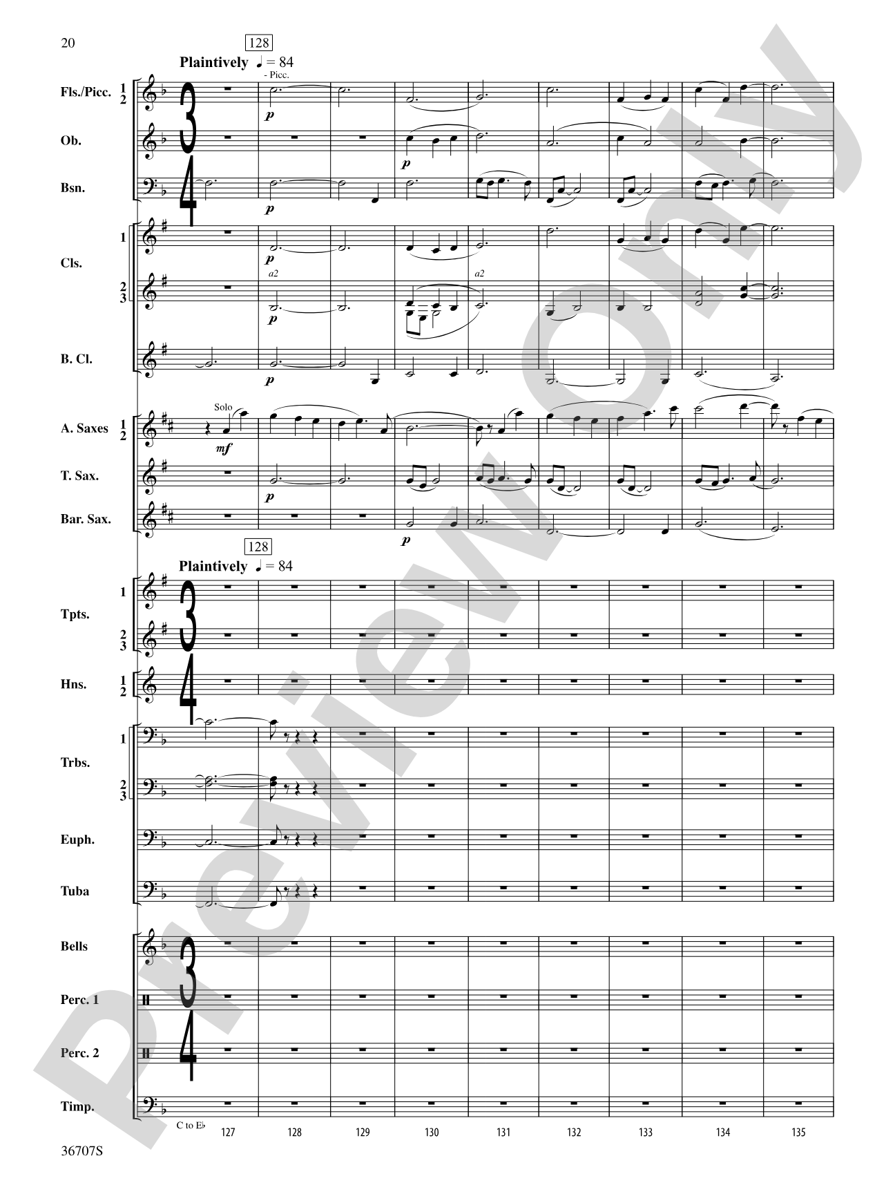 Rhapsodic Celebration: Concert Band Conductor Score & Parts