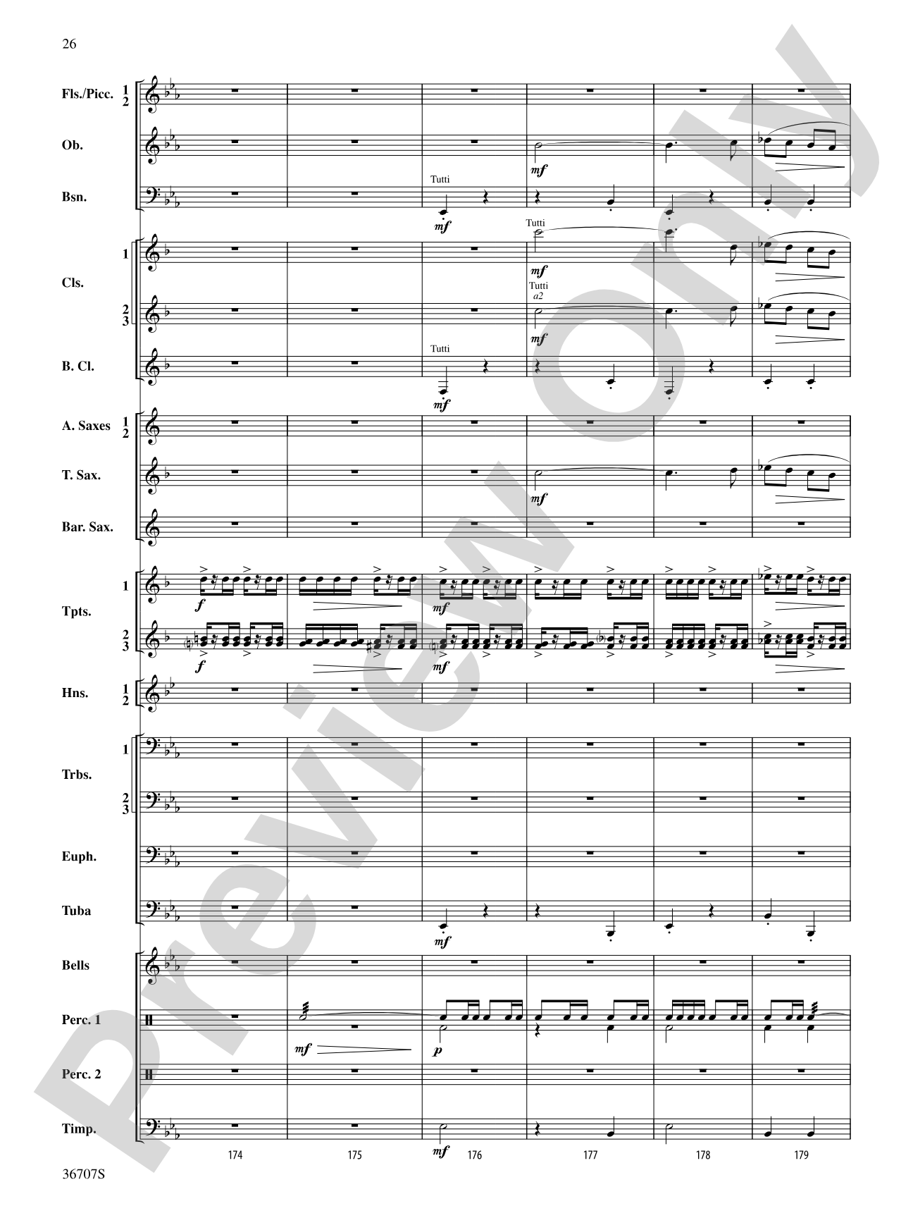 Rhapsodic Celebration: Concert Band Conductor Score & Parts