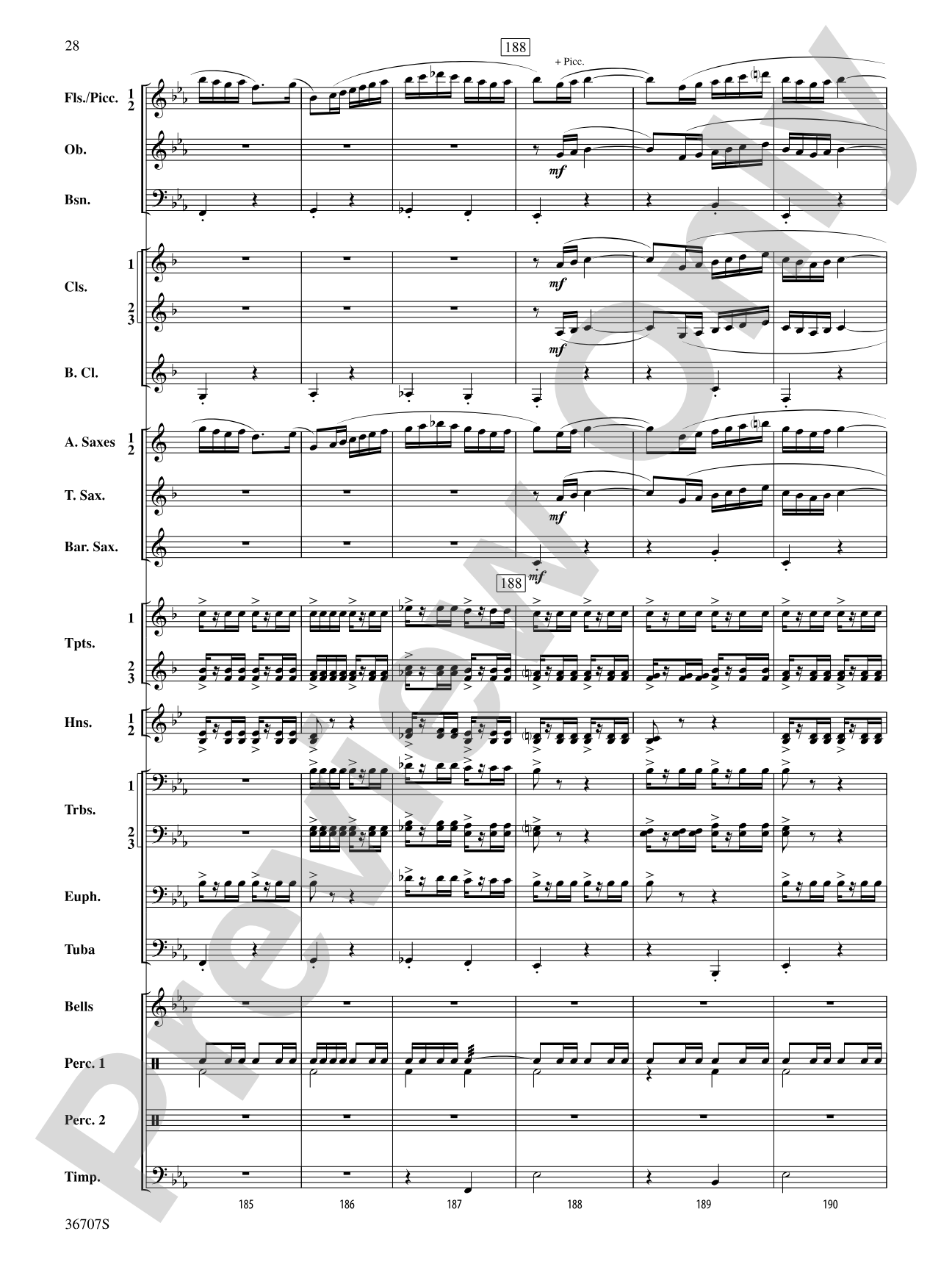 Rhapsodic Celebration: Concert Band Conductor Score & Parts