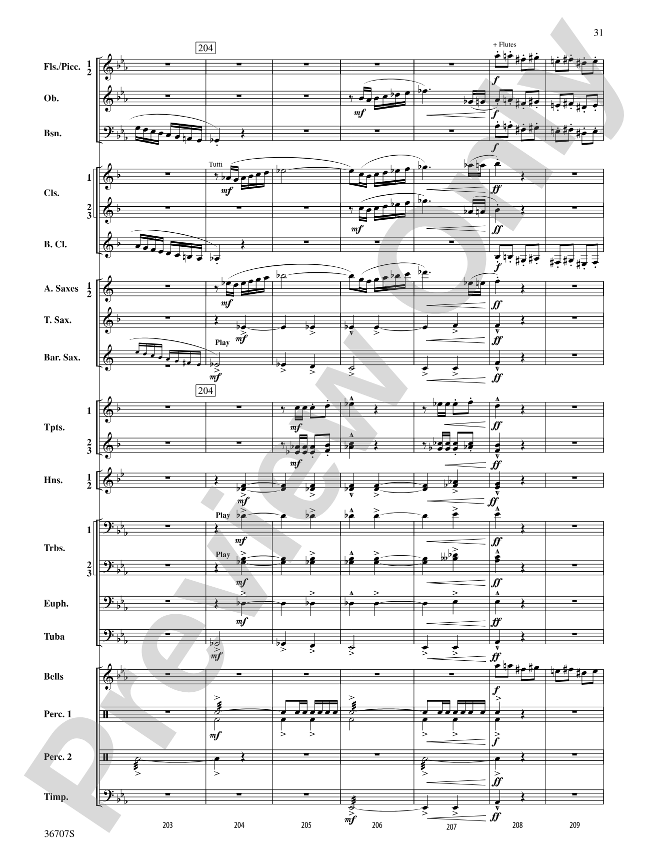 Rhapsodic Celebration: Concert Band Conductor Score & Parts