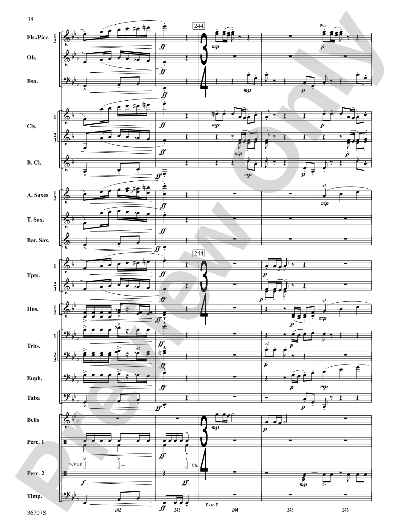 Rhapsodic Celebration: Concert Band Conductor Score & Parts