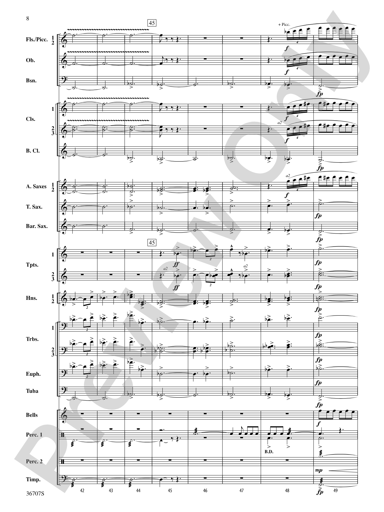 Rhapsodic Celebration: Concert Band Conductor Score & Parts