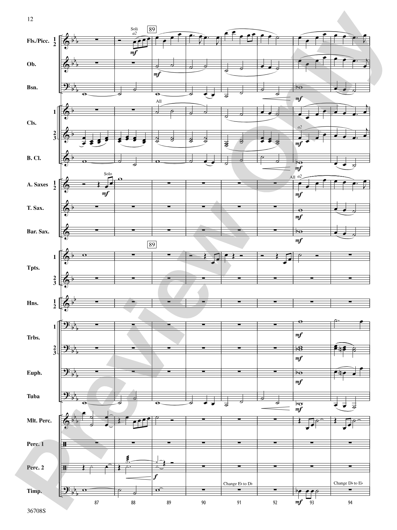 A Hanukkah Festival: Concert Band Conductor Score & Parts
